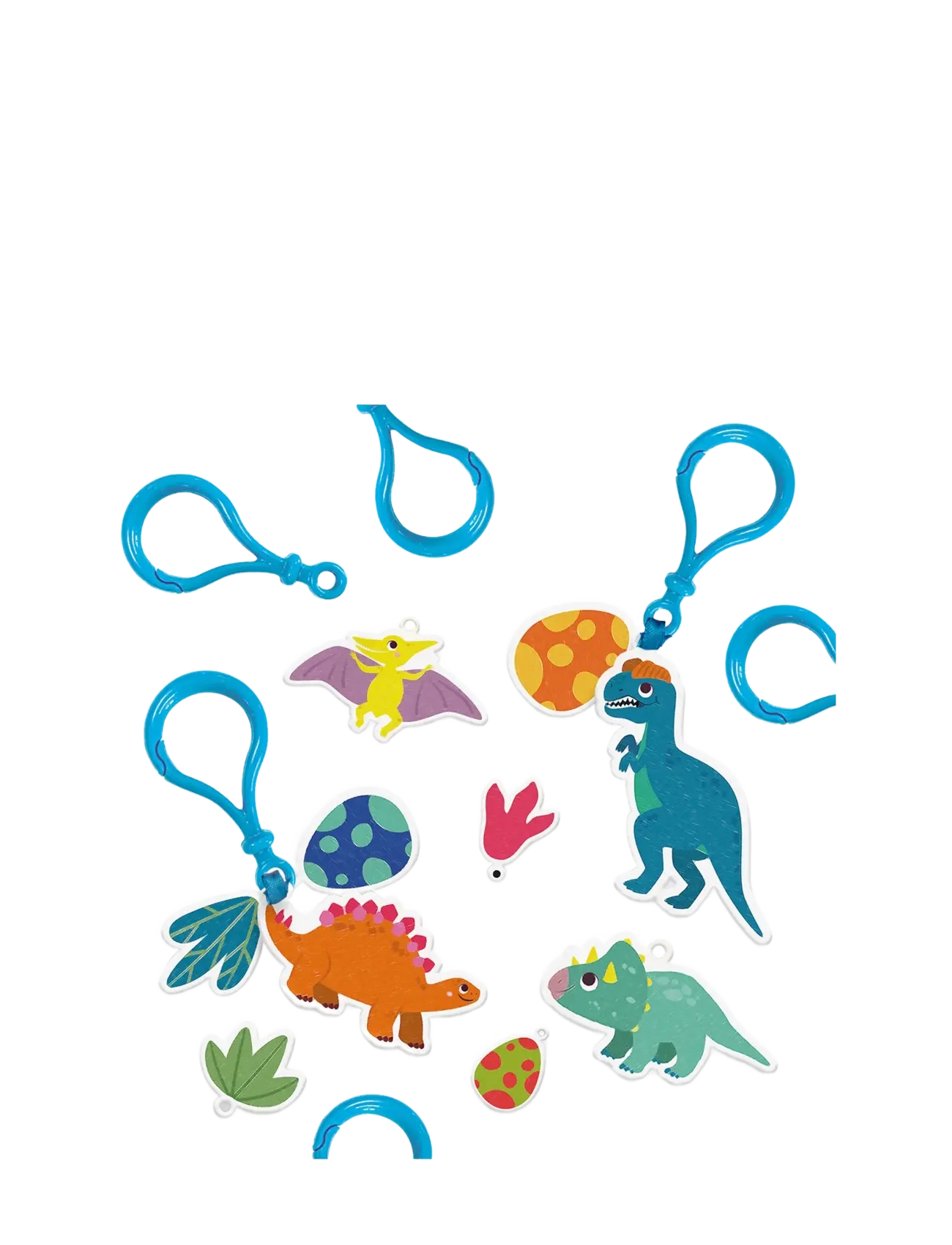 SES Creative - Shrink Foil - Dinosaur Keychains - käsitöökomplekt - multi - 2