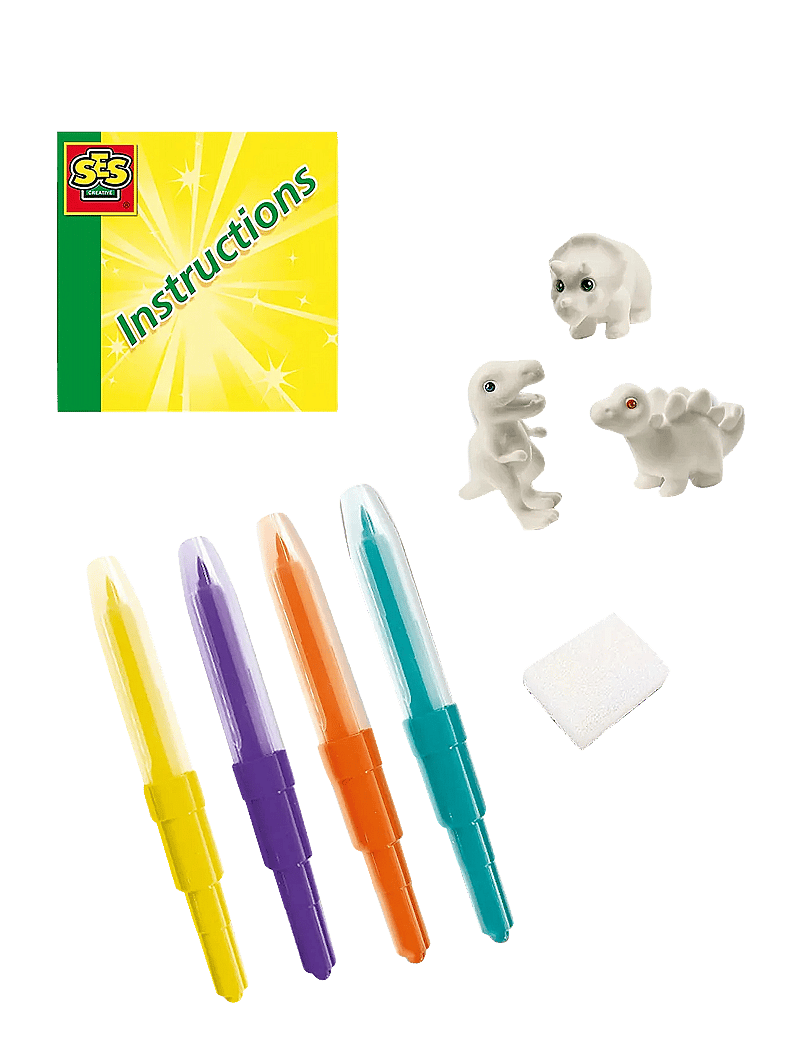 SES Creative - Blow Pens - Airbrush Dinosaurs - farben - multi - 2