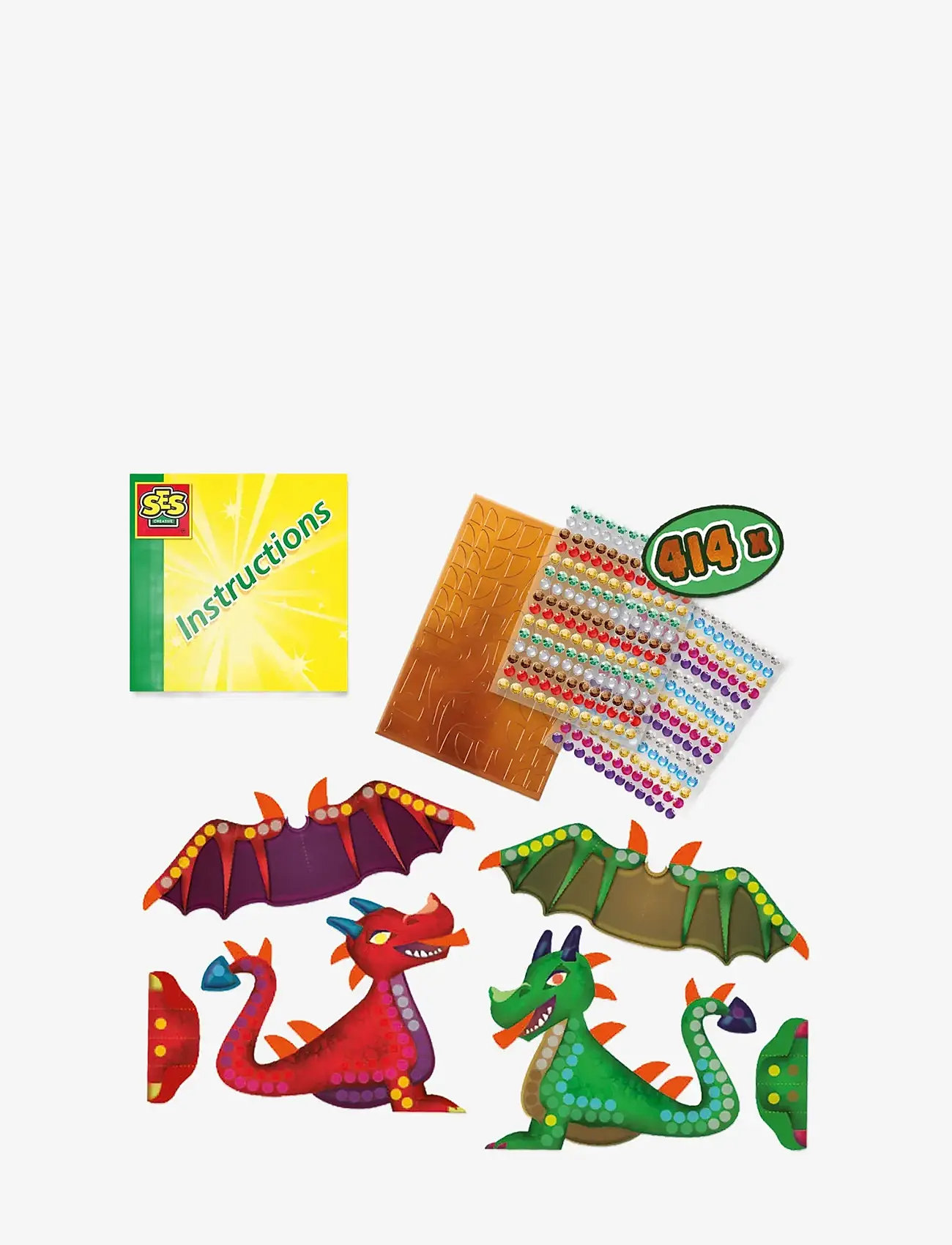 SES Creative - Craft & Decorate - Dragons - bastelset - multi - 2