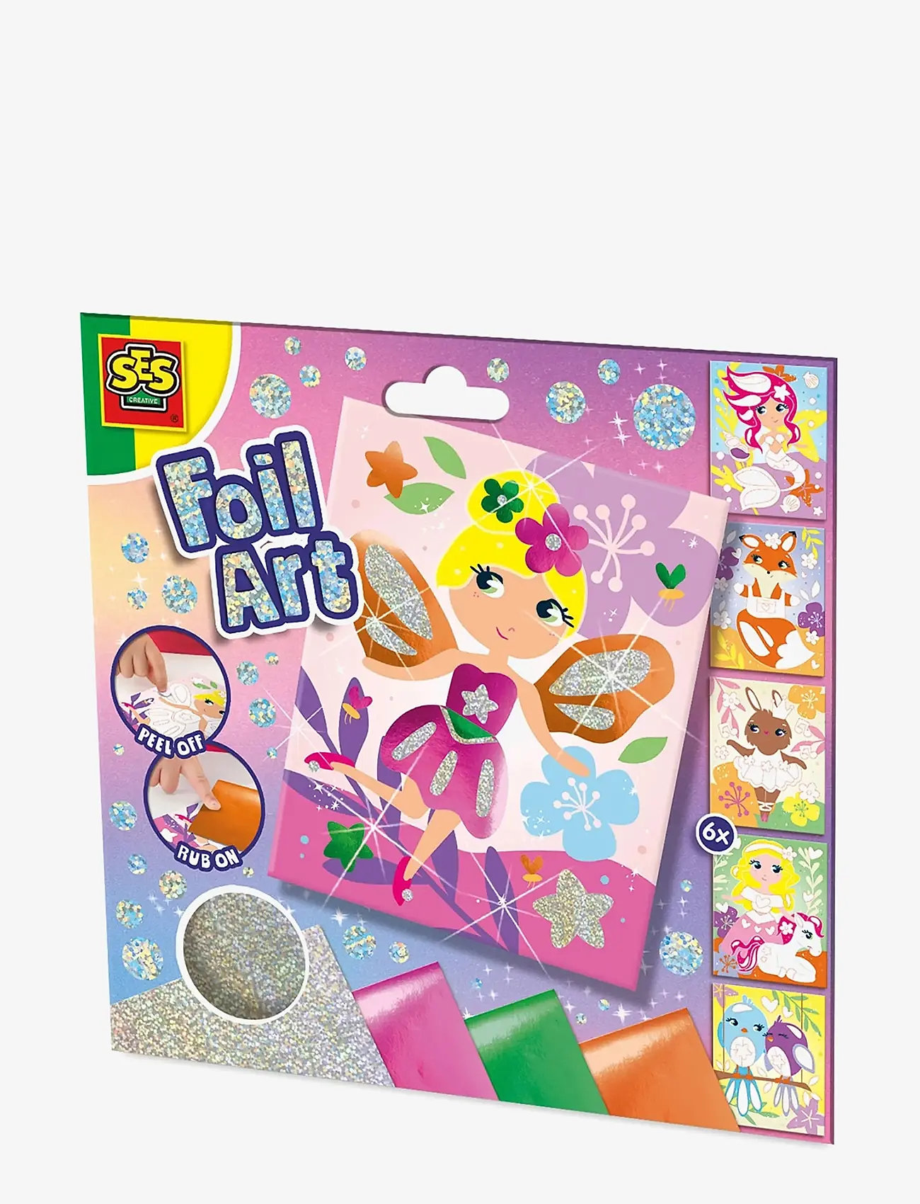 SES Creative - Foil Stickers - Fairyland Friends - klistermærker - multi - 1