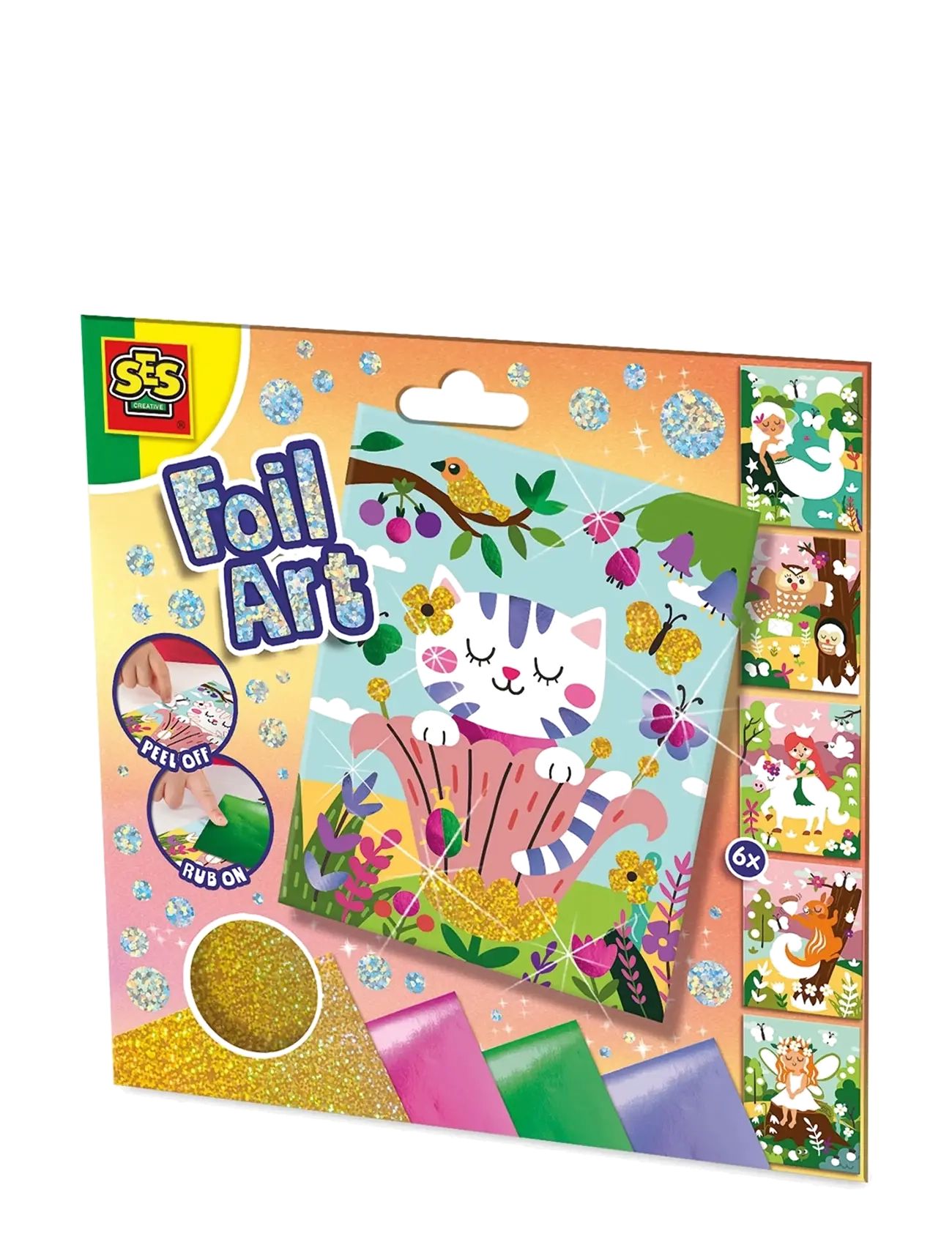 SES Creative Foil Stickers - Forest Wonders - Legetøj - MULTI / multi