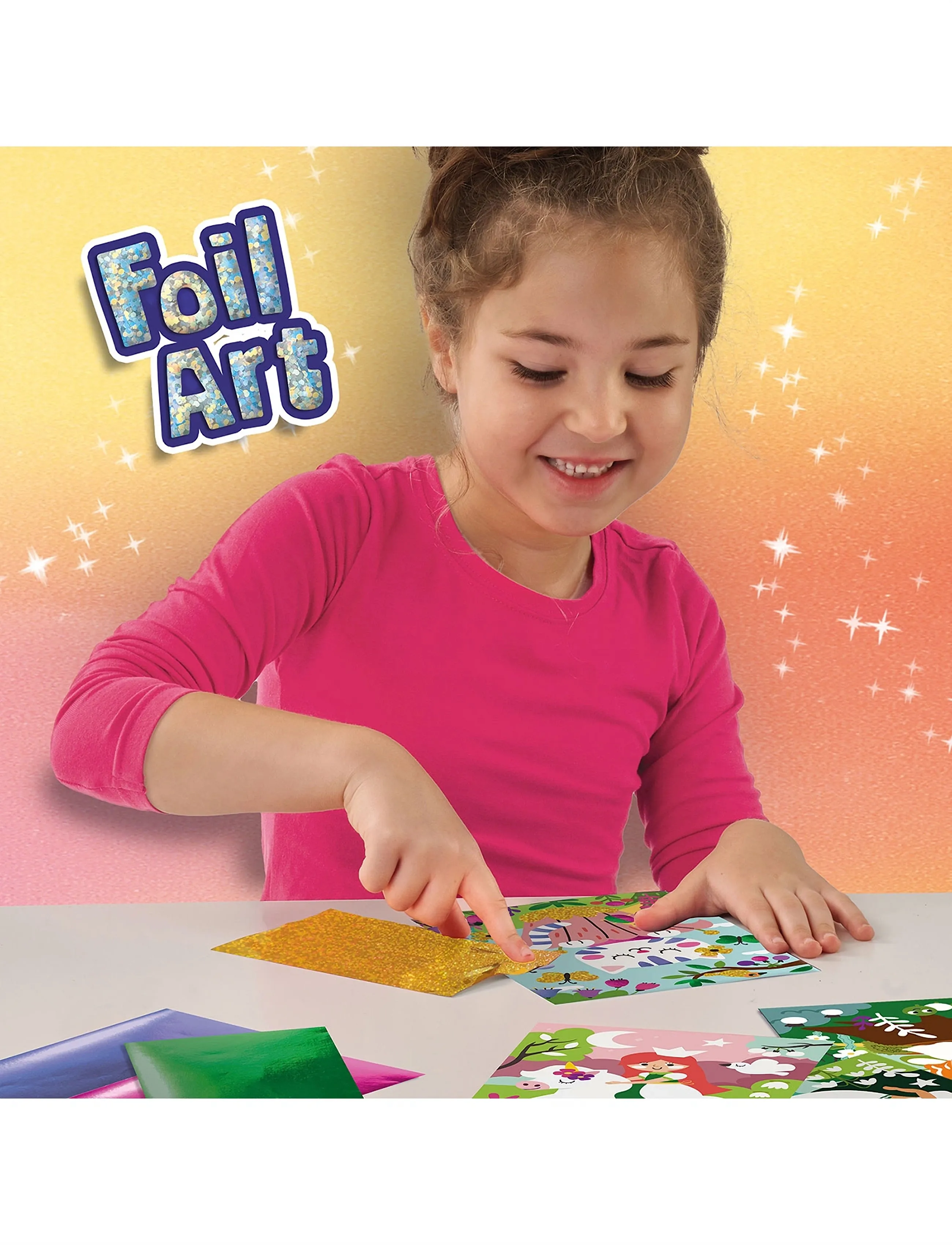 SES Creative Foil Stickers Forest Wonders, One Size, Craft, Mehrfarbig/gemustert - Craft Sets, Kinder