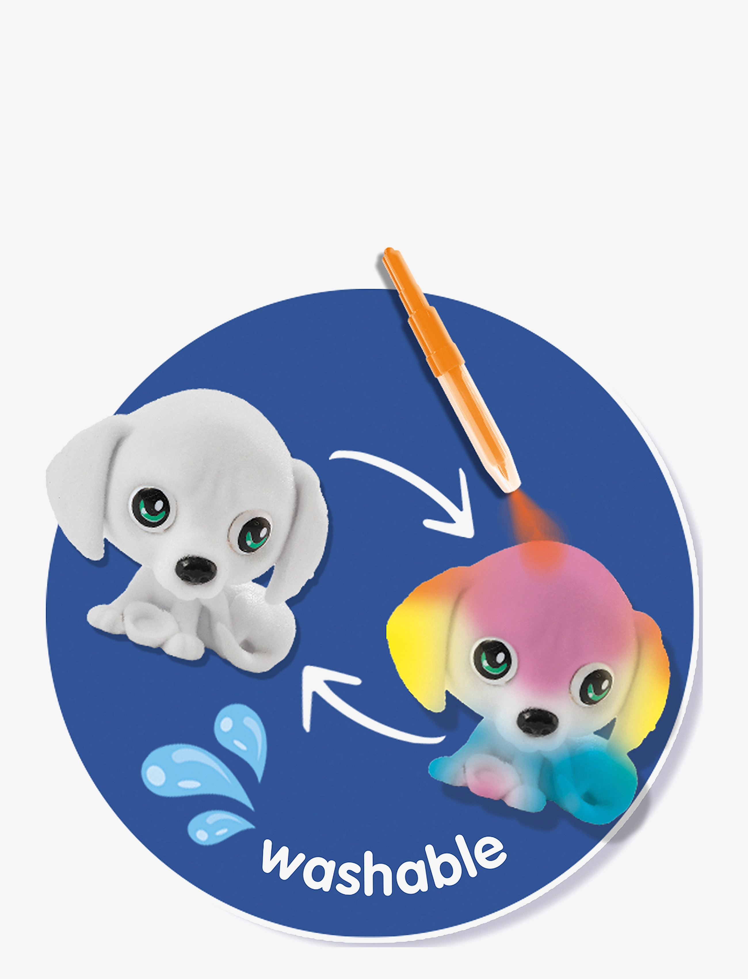 SES Creative - Blow Pens - Decorate 3 Puppies - bastelset - multi - 3