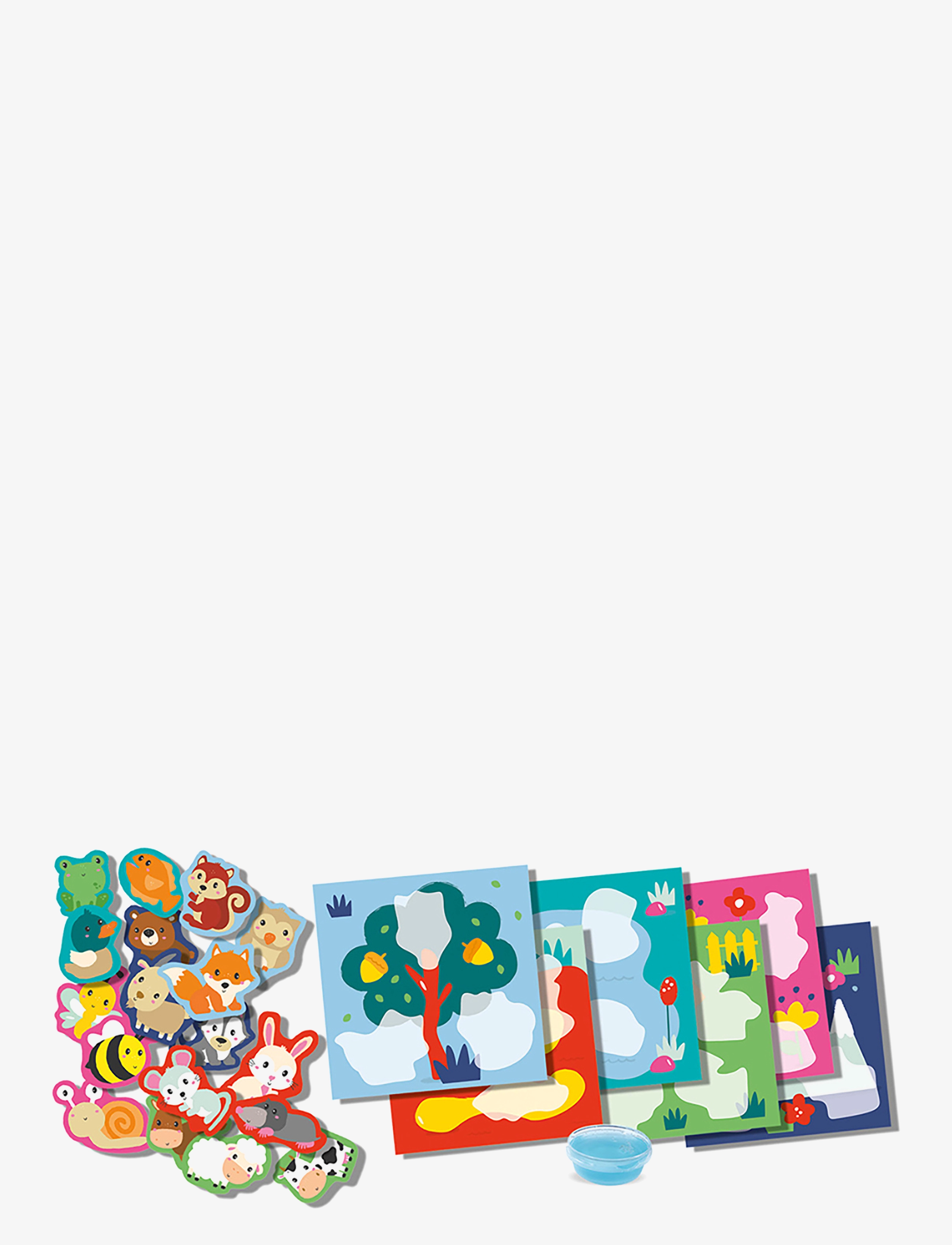 SES Creative - My first - Sticking Animals - Where do I live? - knutselset - multi - 1