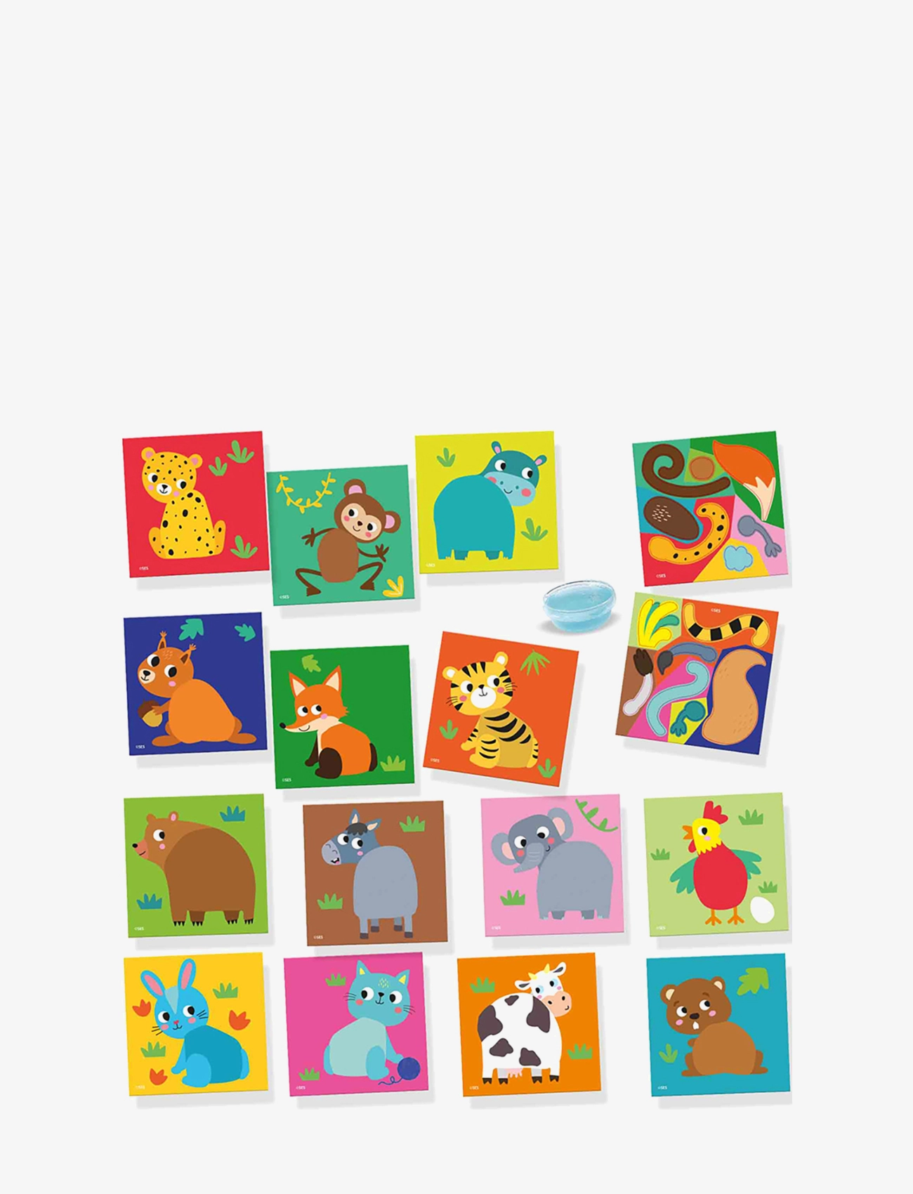 SES Creative - My first - Sticking Animal Tails - askartelusetit - multi - 2