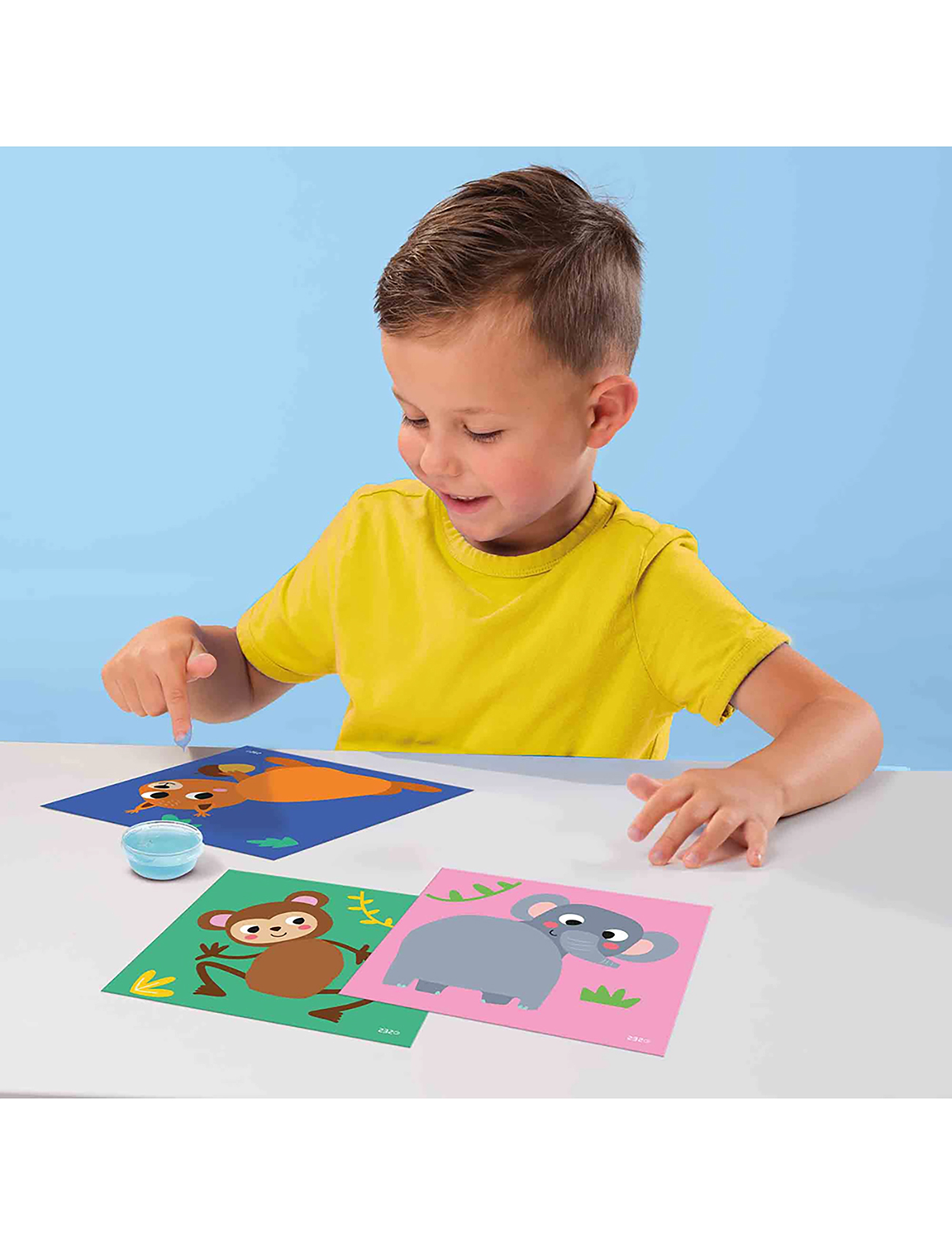 SES Creative My First Sticking Animal Tails, One Size, Craft, Mehrfarbig/gemustert - Craft Sets, Kinder