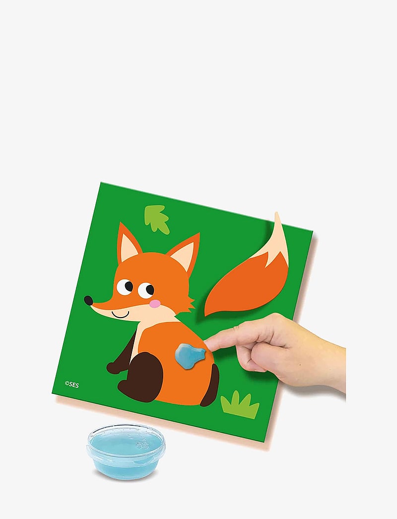 SES Creative - My first - Sticking Animal Tails - käsitöökomplekt - multi - 3