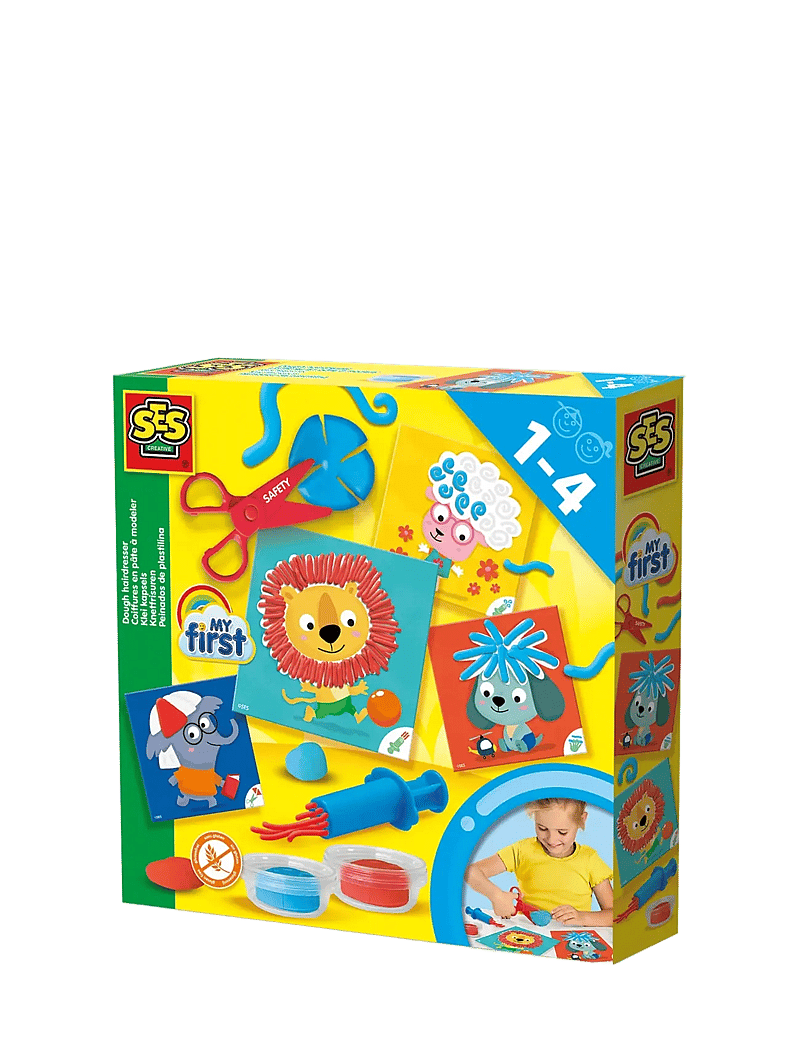 SES Creative - My first - Dough - Hairdresser - mängutainas - multi - 1