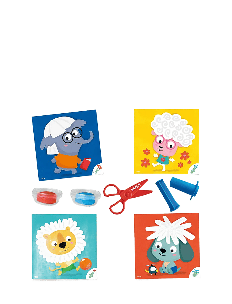 SES Creative - My first - Dough - Hairdresser - mängutainas - multi - 2