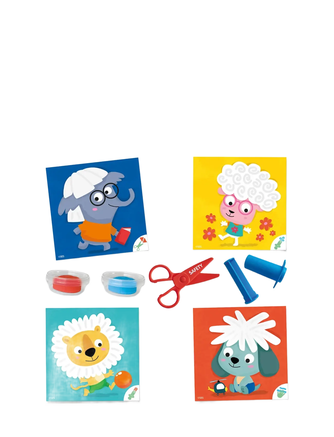 SES Creative - My first - Dough - Hairdresser - spielknete - multi - 2