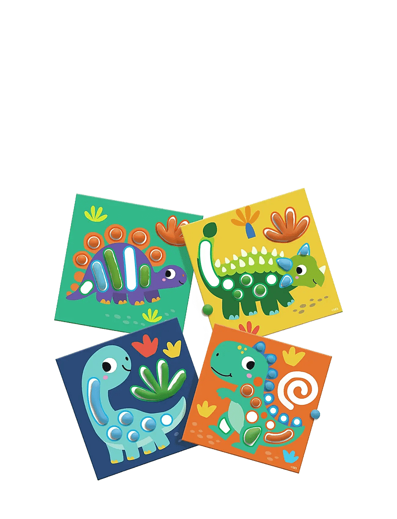 SES Creative - My first - Dough - Dino Activity Cards - spielknete - multi - 3