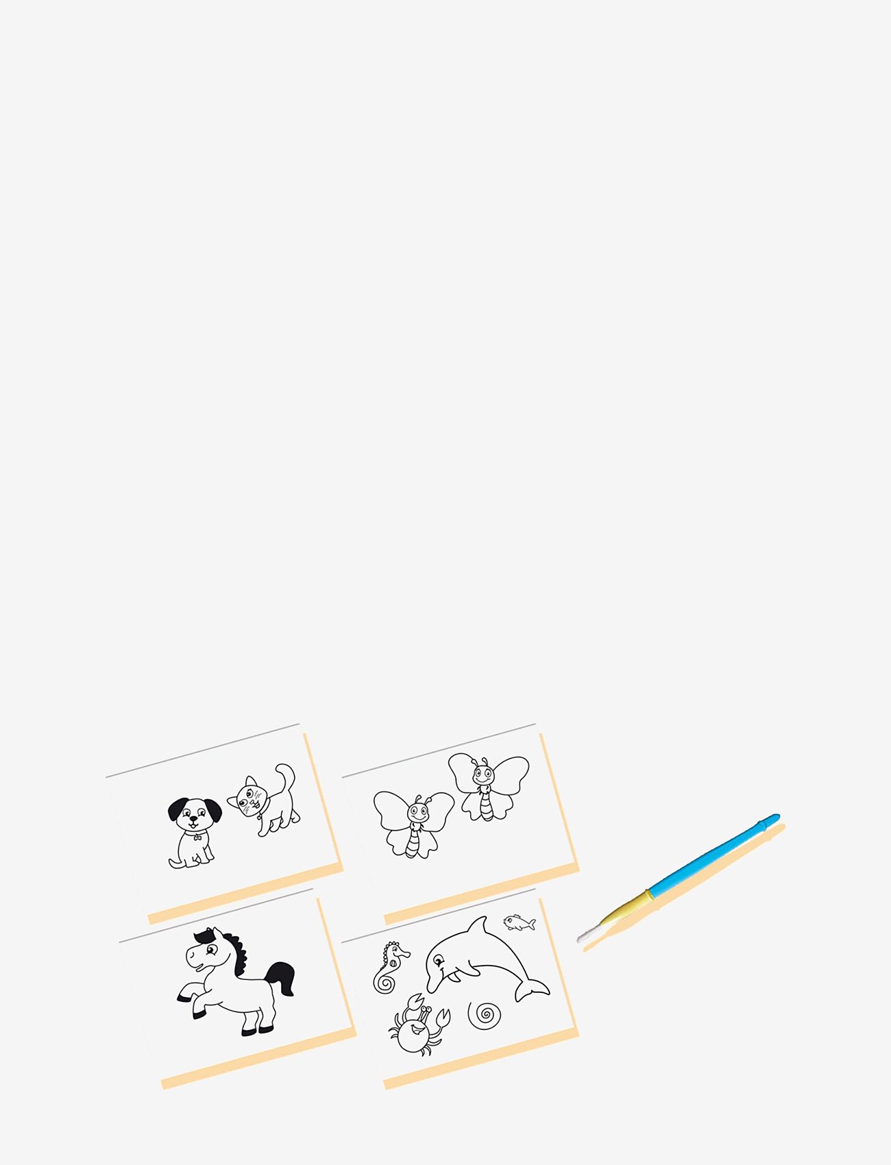 SES Creative - My First Colouring with water - målar- & pysselböcker - multi - 1