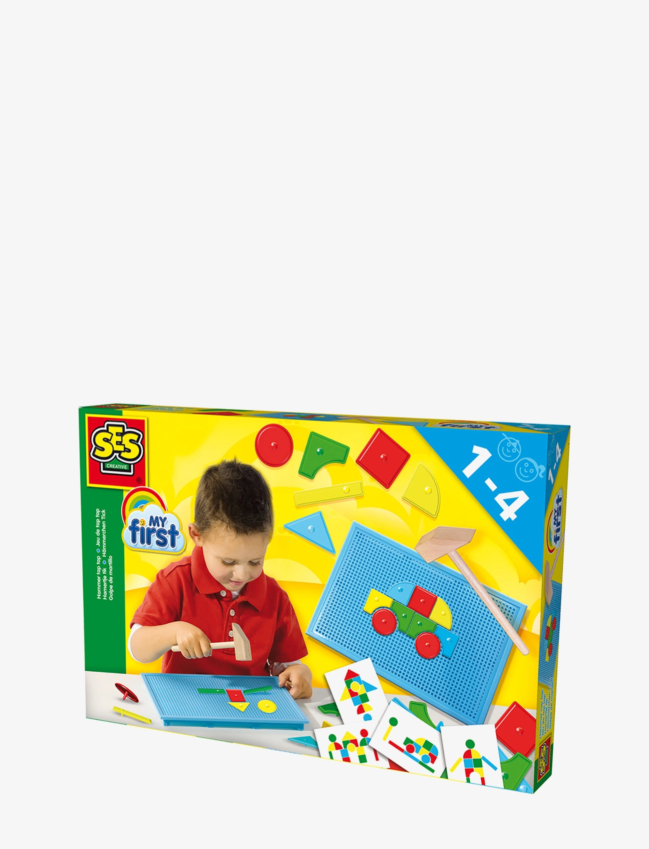 SES Creative My First Hammer Tap Tap, One Size, Craft, Mehrfarbig/gemustert - Craft Sets, Kinder