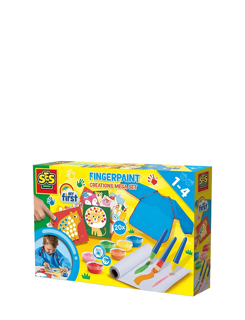 SES Creative - My first - Fingerpaint Mega Set - värvid - multi - 0