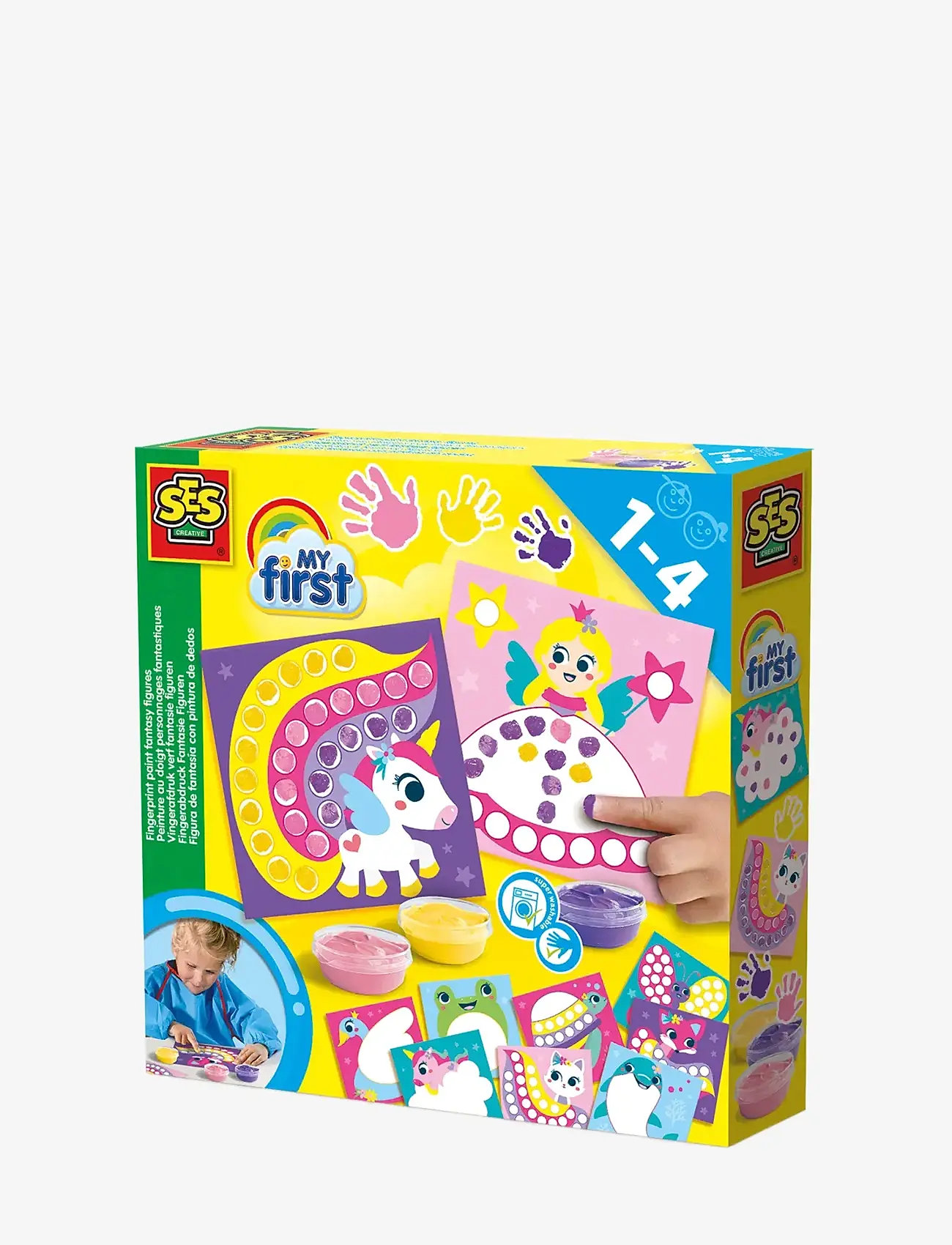 SES Creative - My first - Fingerpaint Fantasy Figures - maling - multi - 1