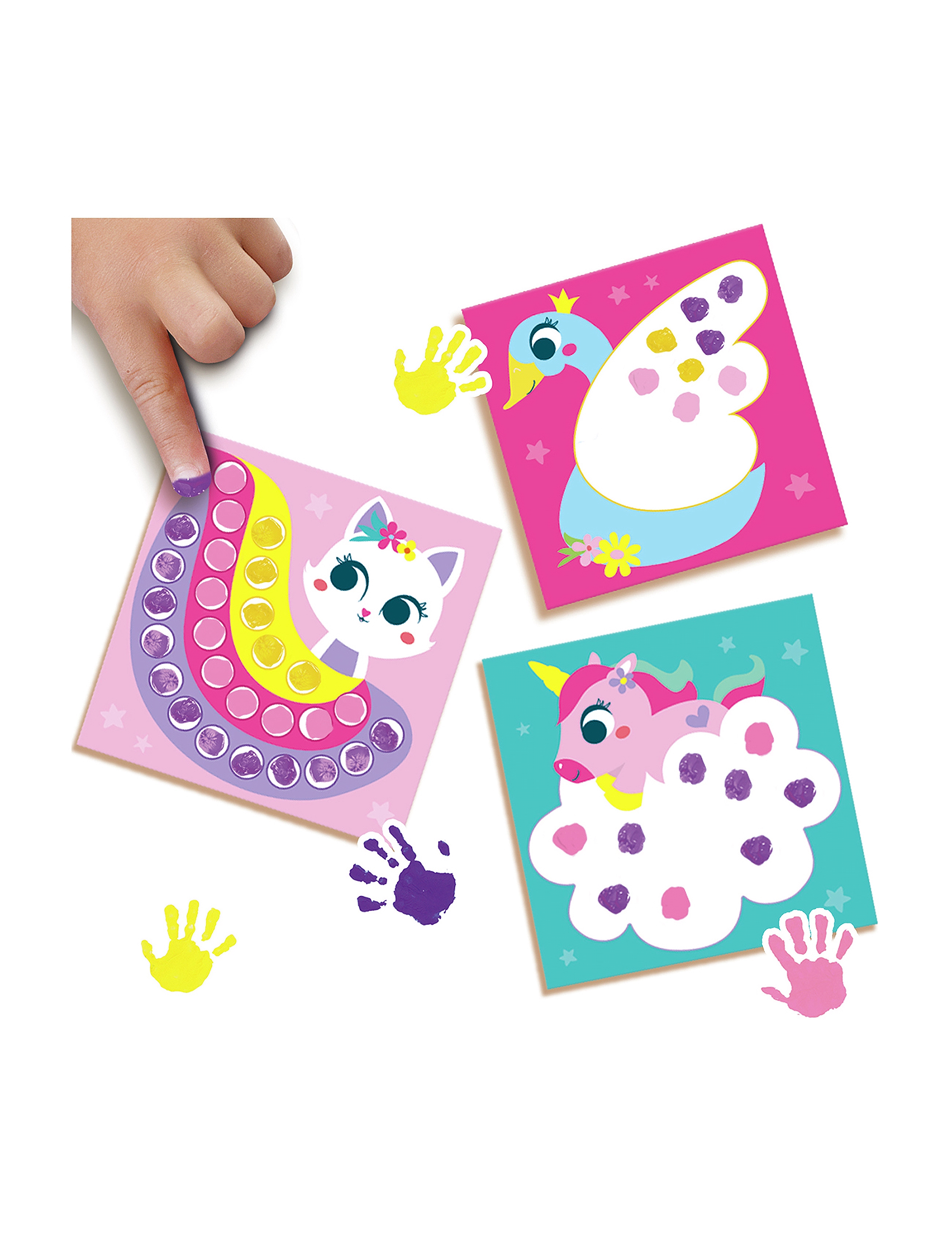 SES Creative - My first - Fingerpaint Fantasy Figures - krāsas - multi - 3