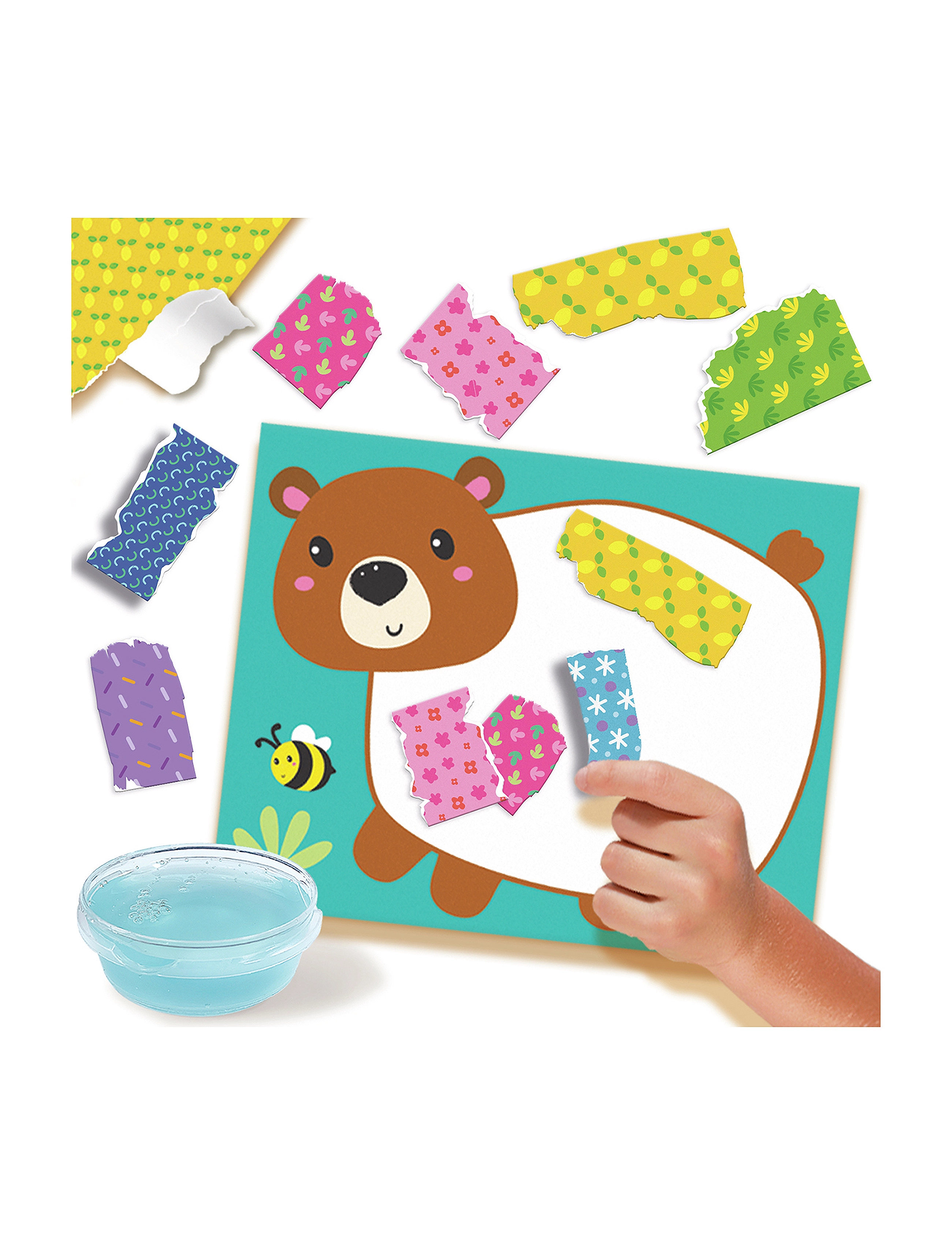 SES Creative My First Tear & Sticking, Børn, Craft Sæt, Multi/mønstret, Str: ONE SIZE