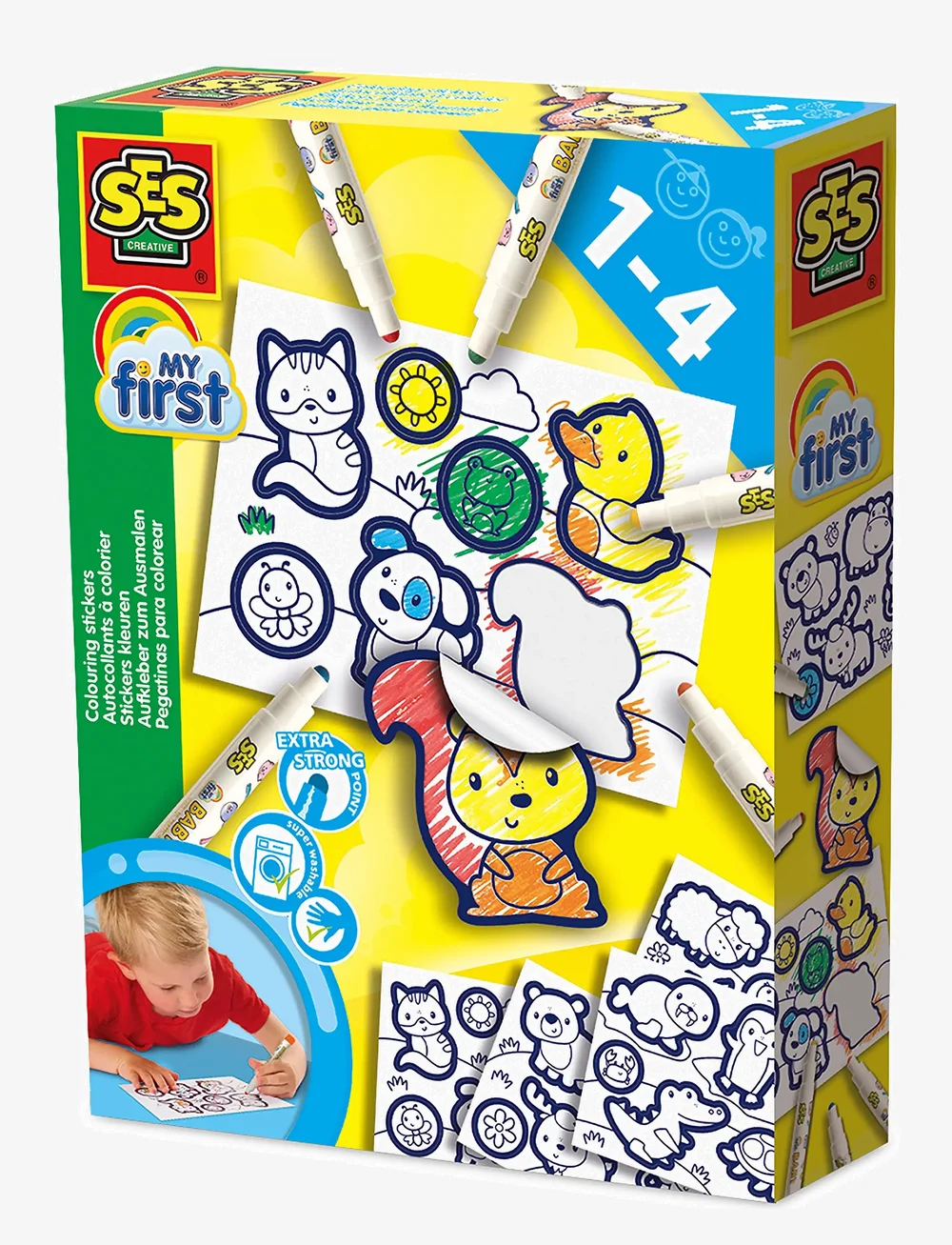 SES Creative - My first - Colouring Stickers - mal- & bastelbücher - multi - 1