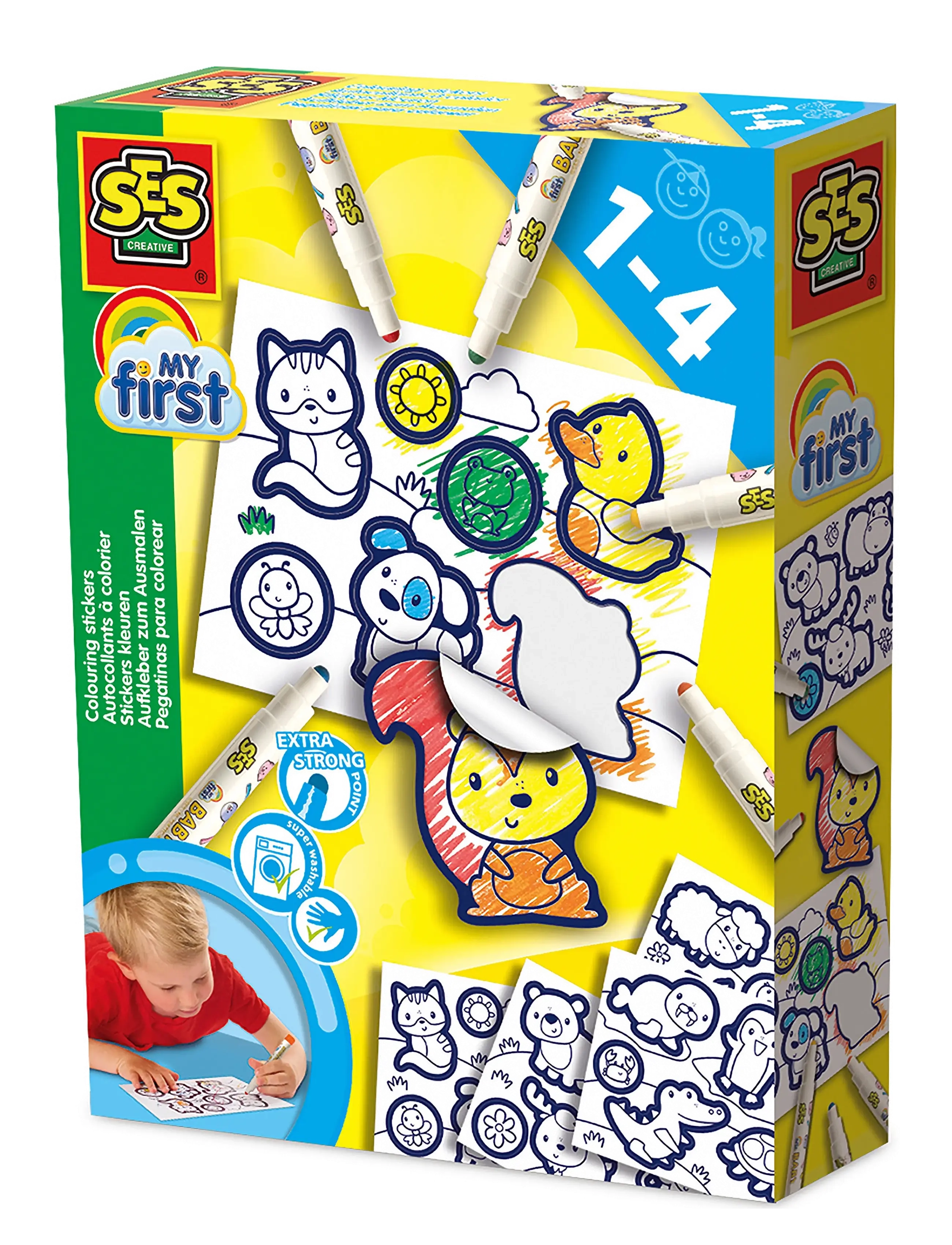 SES Creative My first - Colouring Stickers - Rita - MULTI / multi