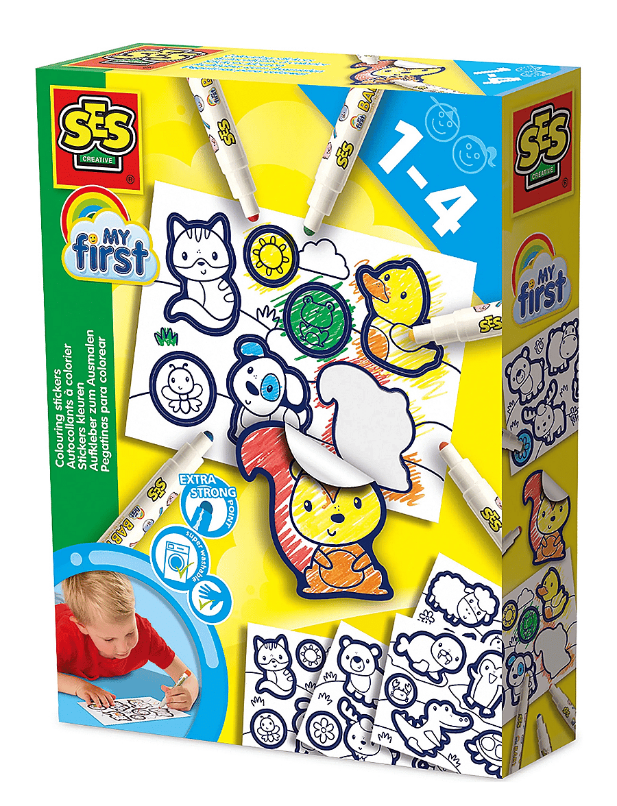 SES Creative - My first - Colouring Stickers - mal- & bastelbücher - multi - 1