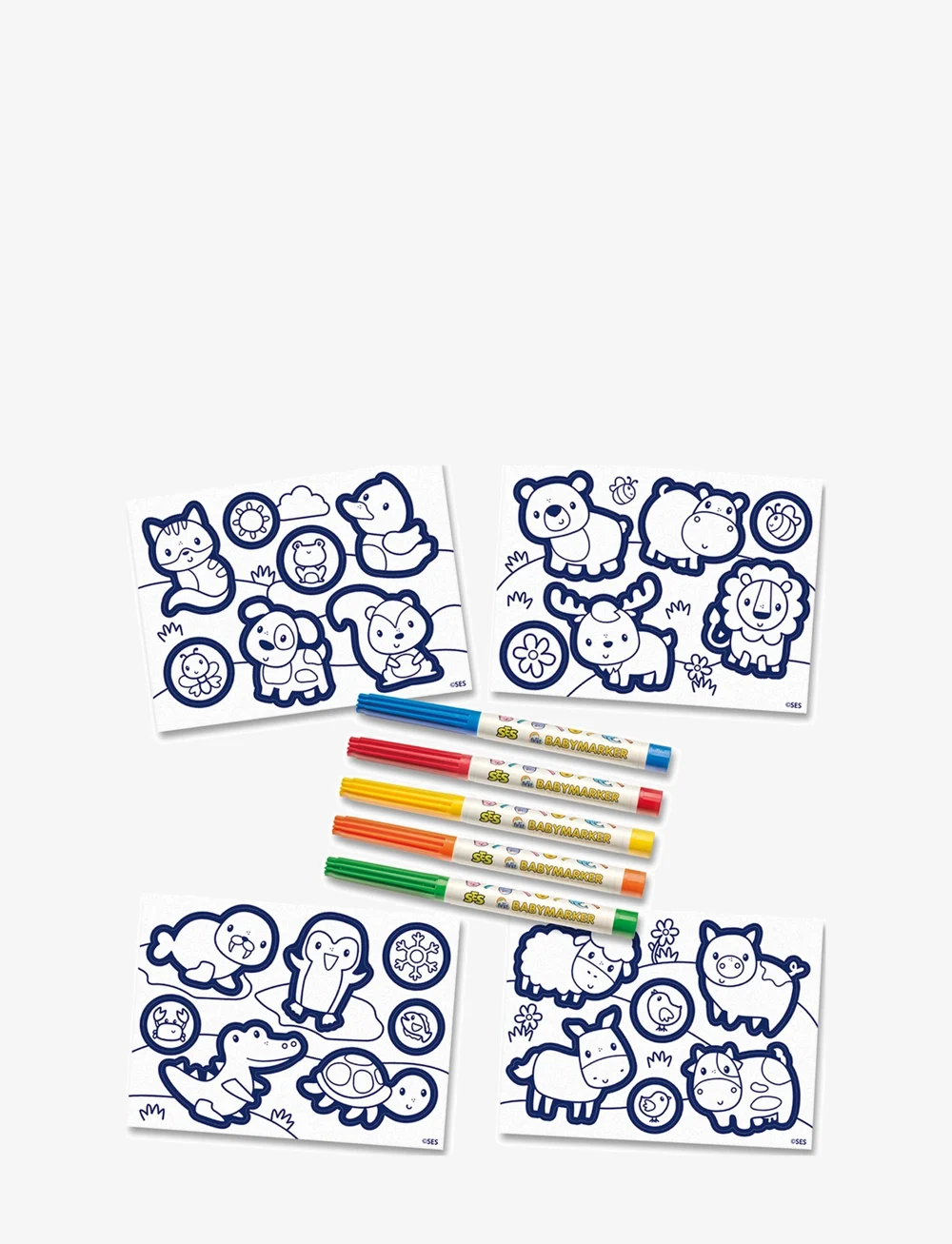 SES Creative - My first - Colouring Stickers - mal- & bastelbücher - multi - 2