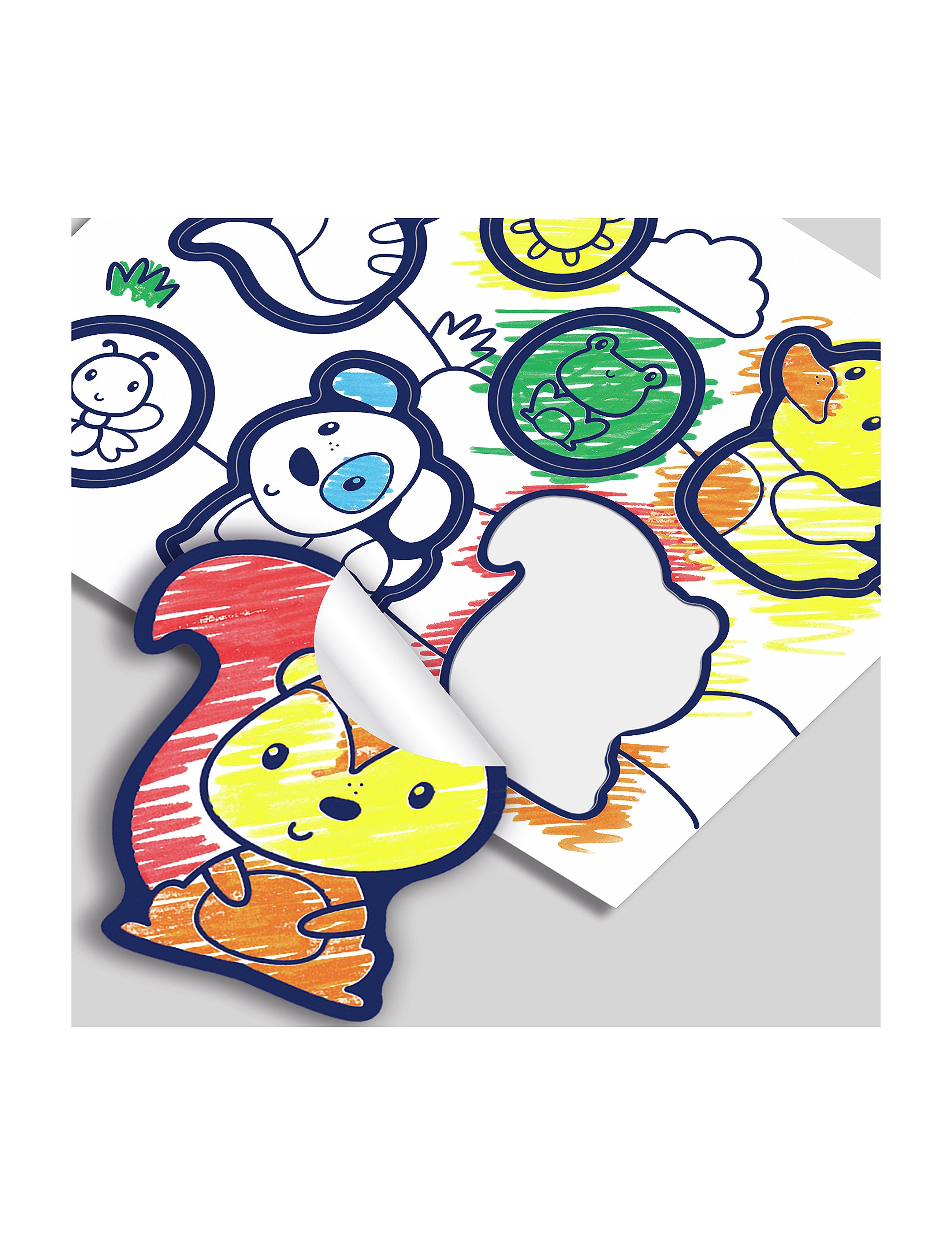 SES Creative My First Colouring Stickers, Børn, Coloring & Craft Books, Multi/mønstret, Str: ONE SIZE