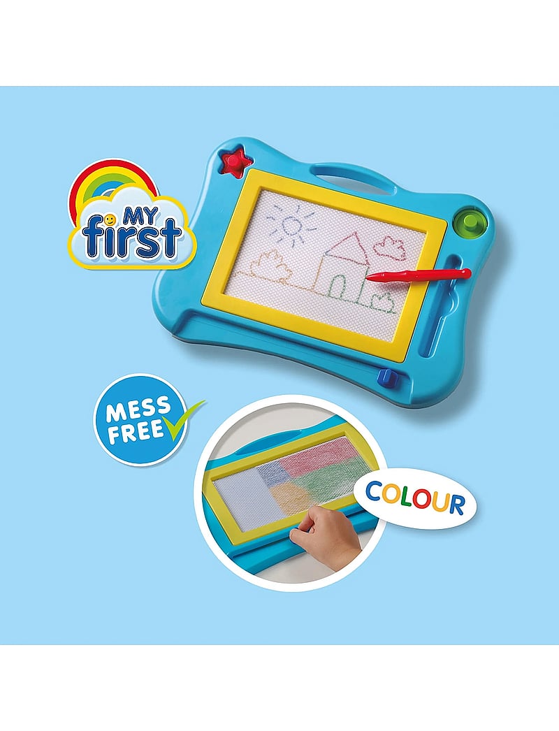 SES Creative - My First - Magnetic Drawing Board with Colours - joonistustahvlid - multi - 2