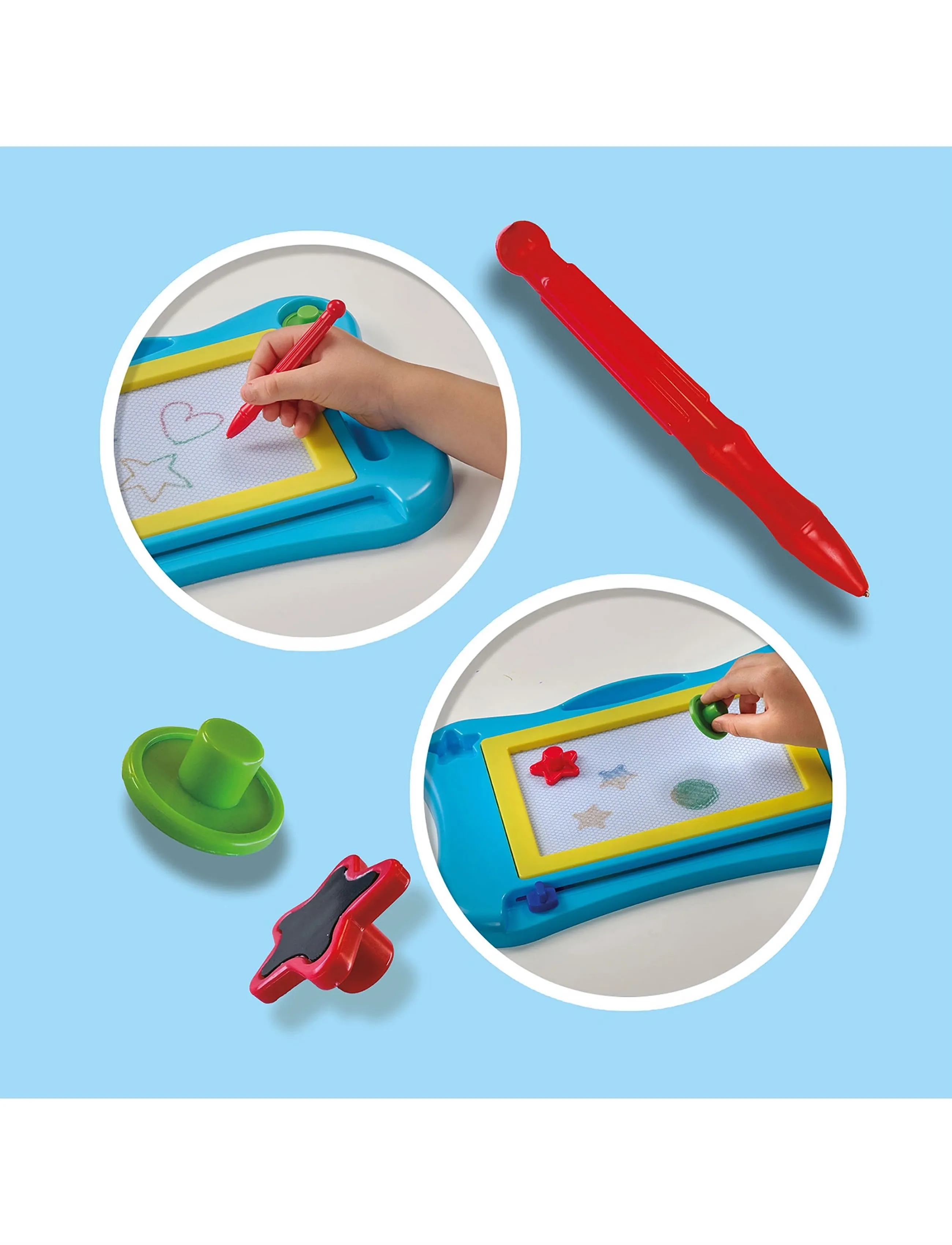 SES Creative - My First - Magnetic Drawing Board with Colours - rittavlor - multi - 3