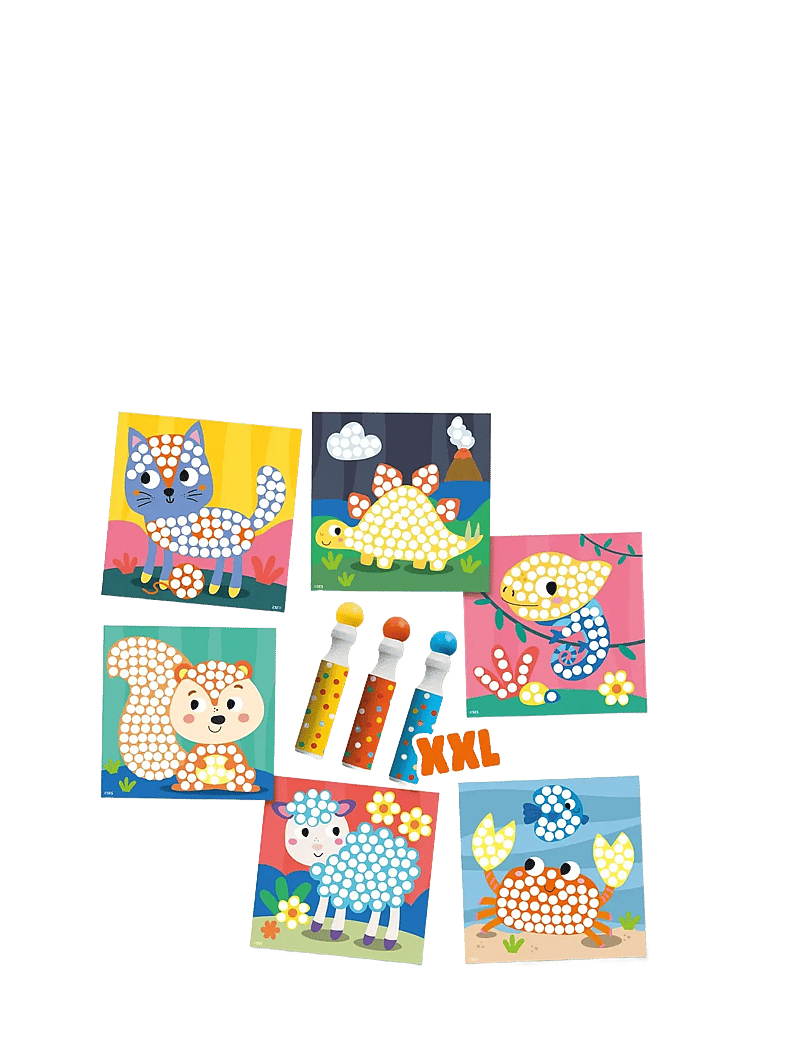 SES Creative - Dot Markers - 3 Colours XXL - Activity Cards - mal- & bastelbücher - multi - 1