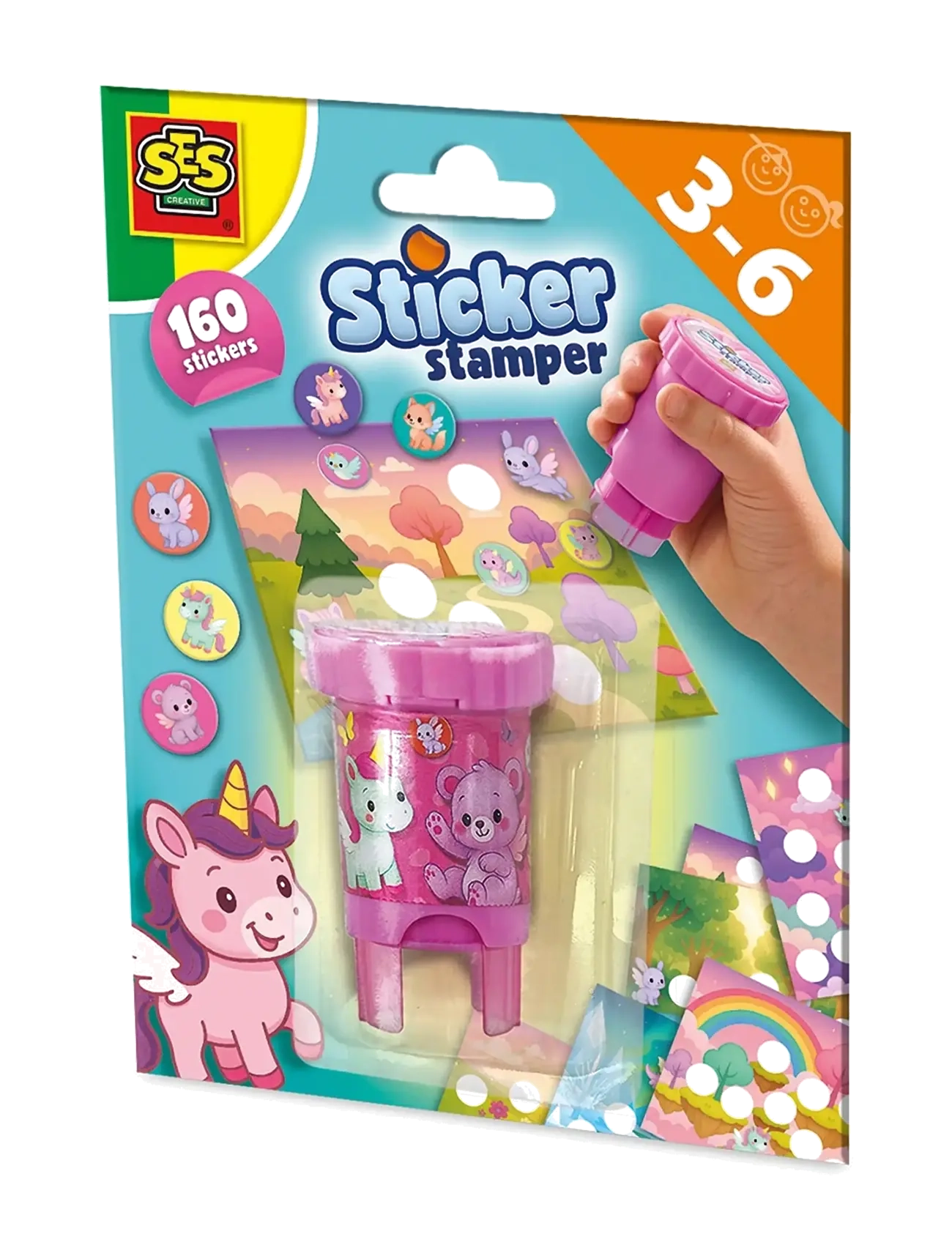 SES Creative Sticker Stamper - Fantasy Animals - Zwischen 10 und 30€ - MULTI / multi