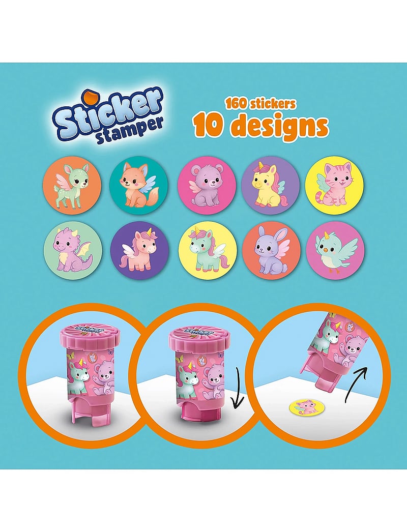 SES Creative - Sticker Stamper - Fantasy Animals - aufkleber - multi - 3