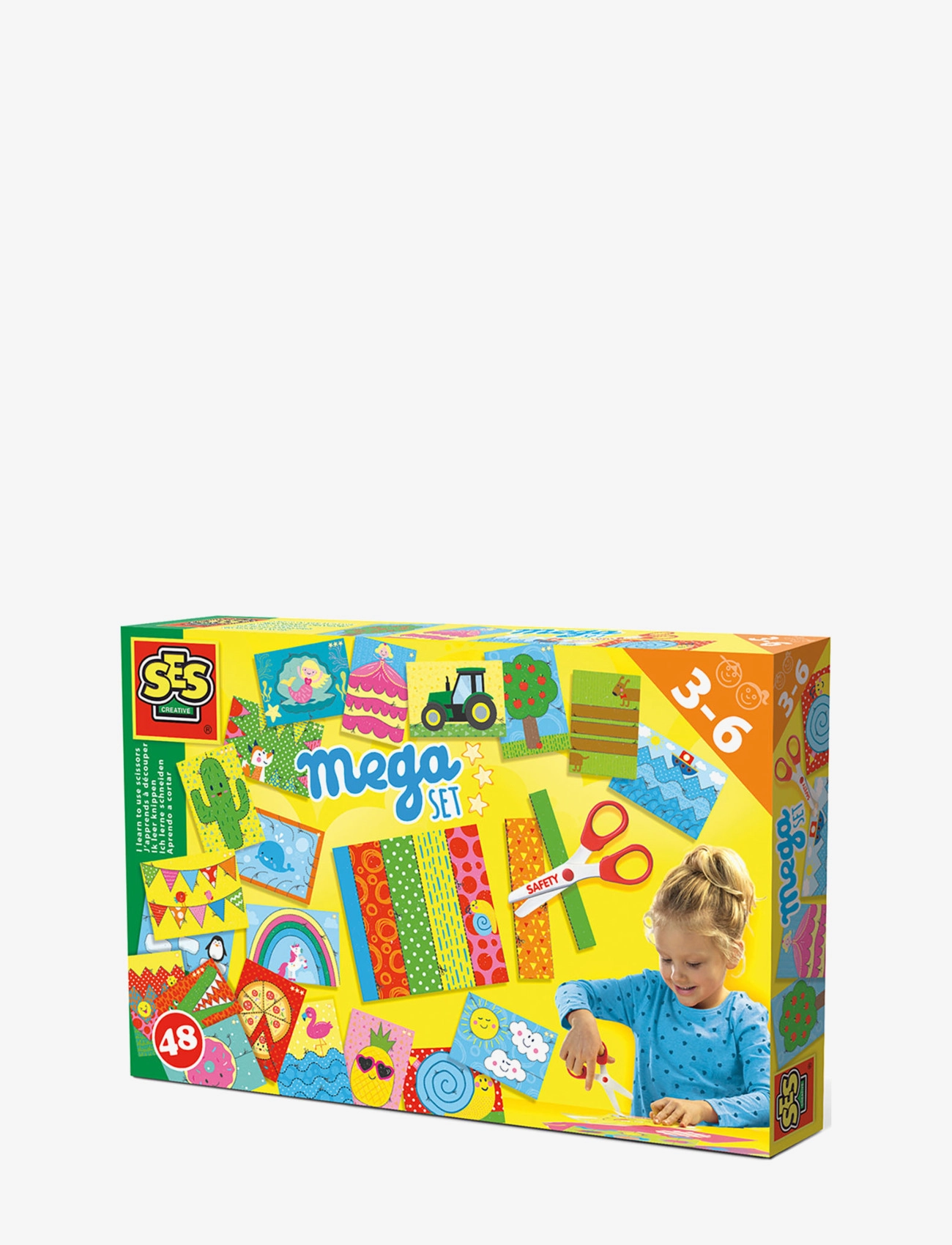 SES Creative I learn to use scissors - mega set - Loovus - MULTI / multi