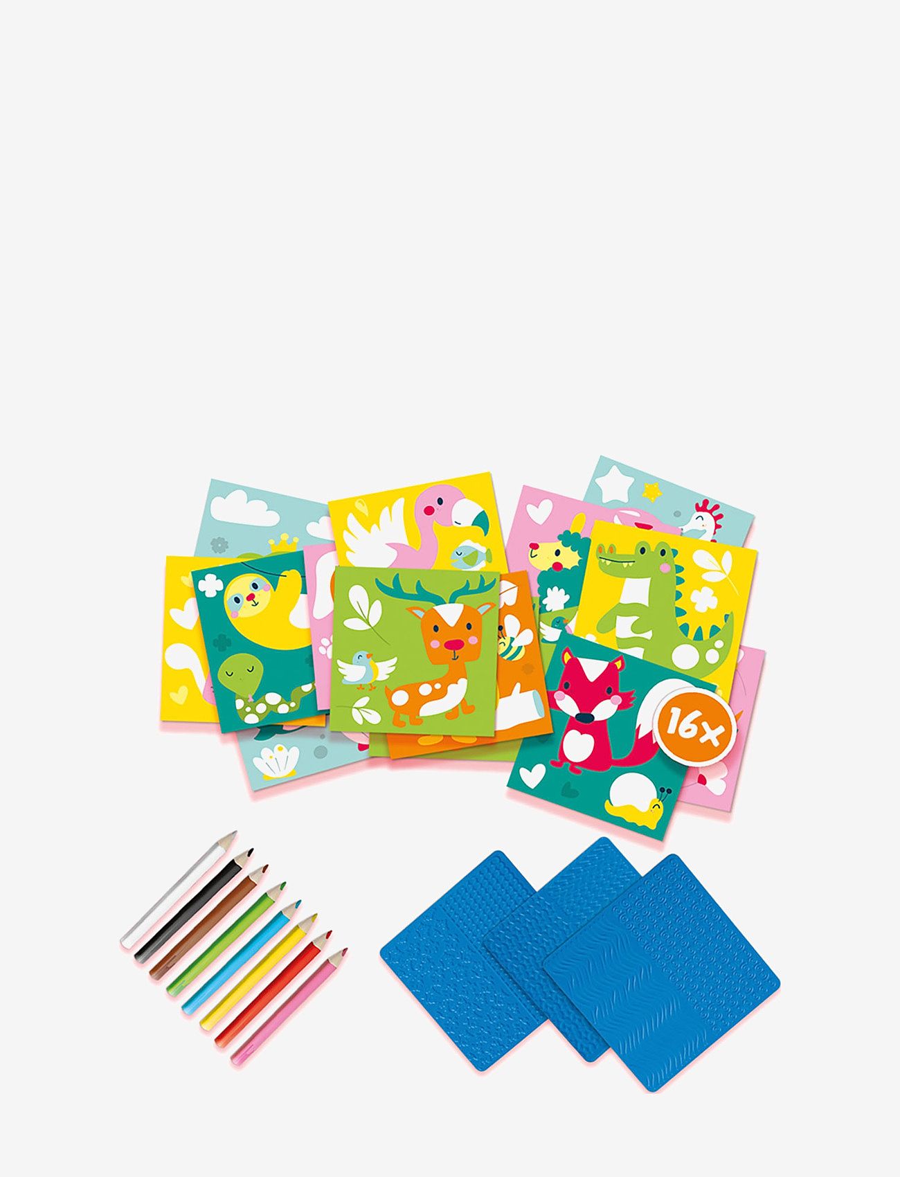 SES Creative - Rub Art - male- & kreabøger - multi - 1