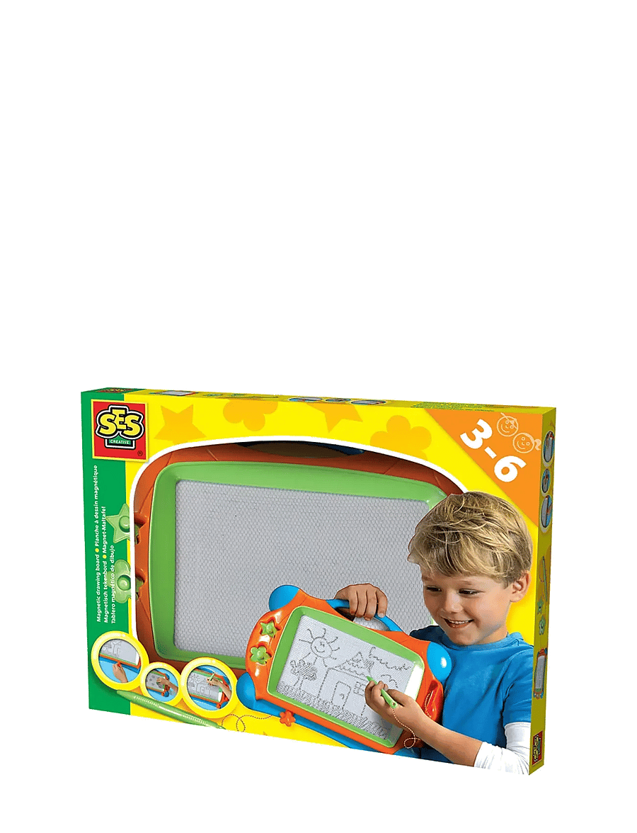 SES Creative - Magnetic drawing board - orange - 0