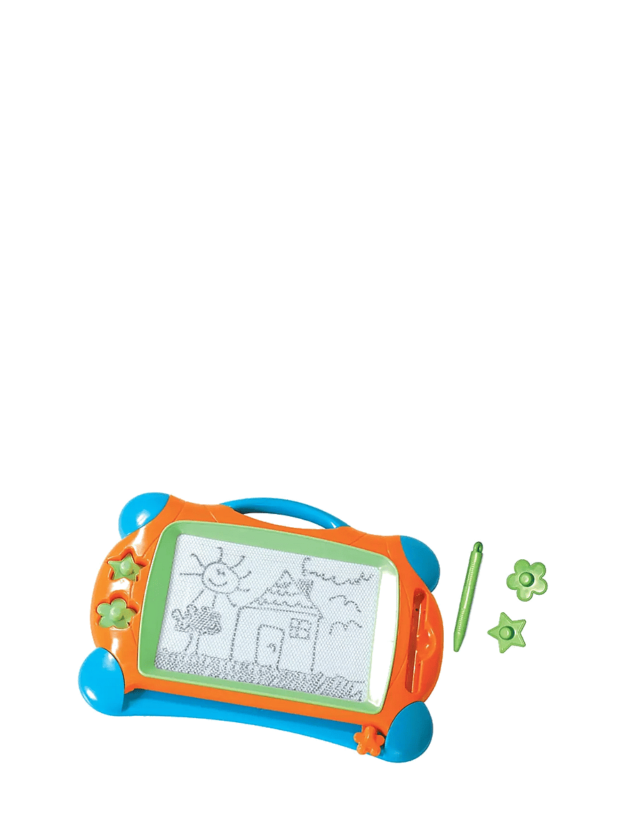 SES Creative - Magnetic drawing board - orange - 1