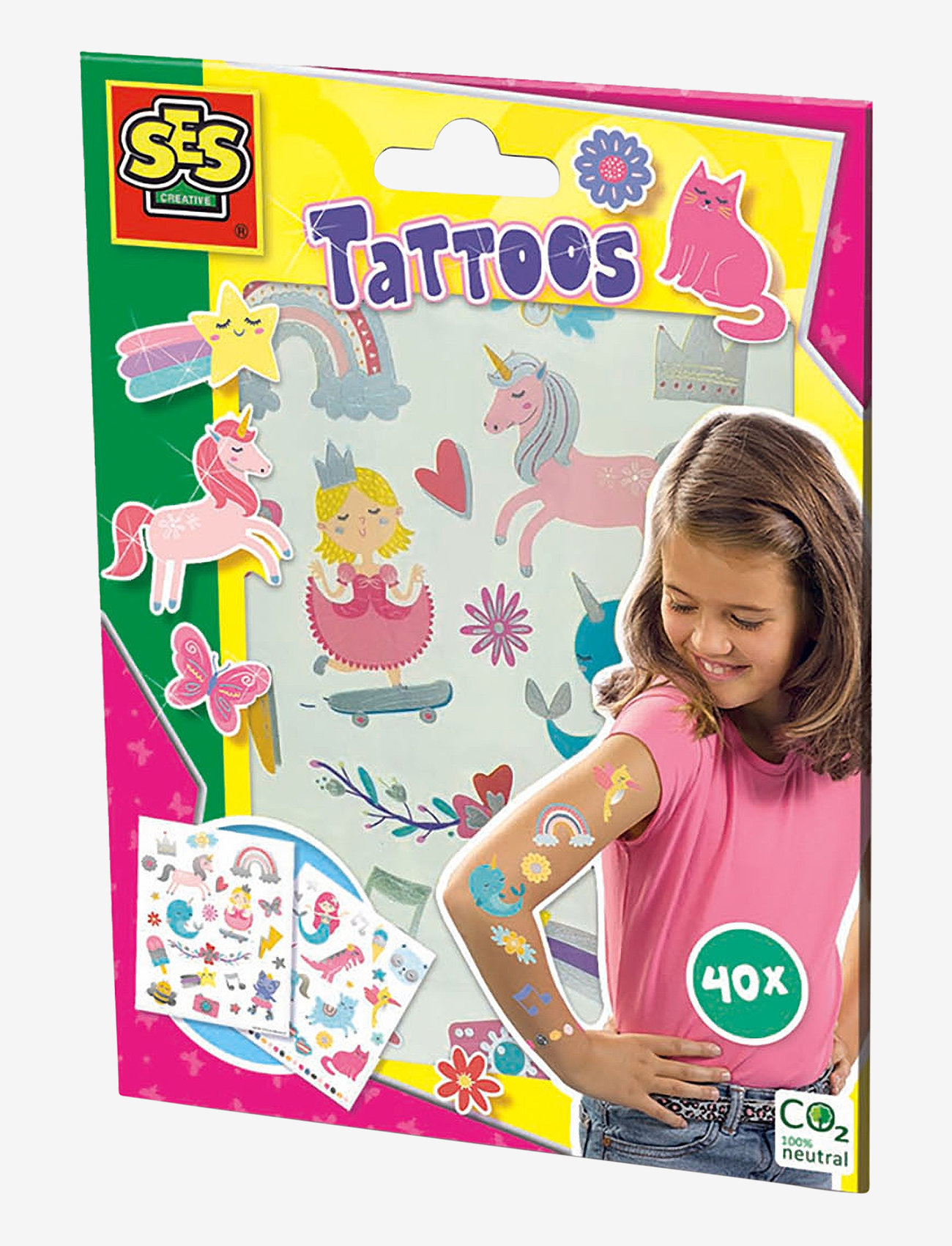 SES Creative - Tattoos for children - Fairytales - tatueringar - multi - 1