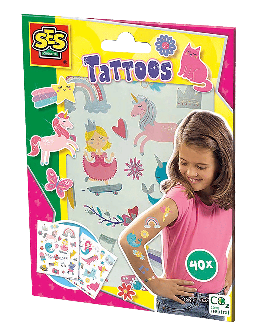 SES Creative - Tattoos for children - Fairytales - tattoos - multi - 1