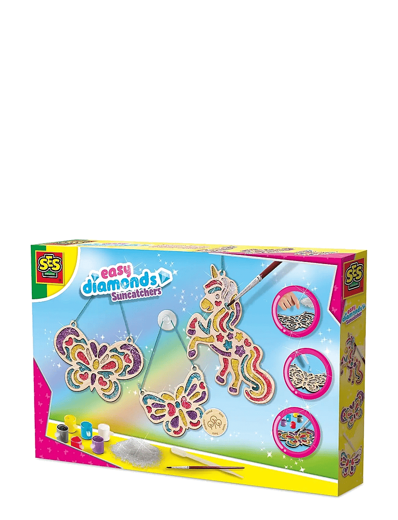 SES Creative - Suncatchers - Easy Diamonds - käsitöökomplekt - multi - 1