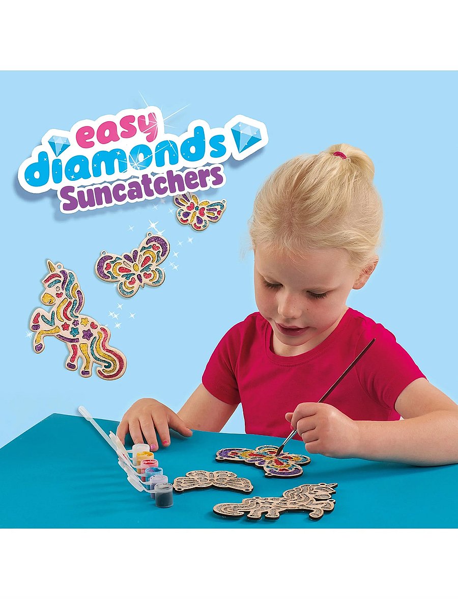 SES Creative - Suncatchers - Easy Diamonds - bastelset - multi - 0