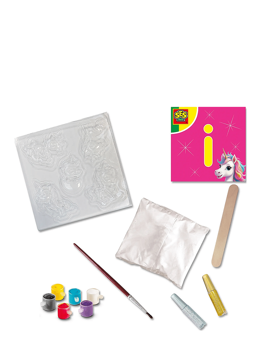 SES Creative - Casting & Painting - Baby Unicorns - bastelset - pink - 2