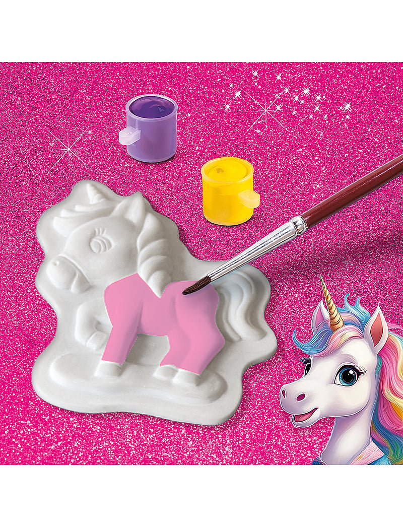 SES Creative - Casting & Painting - Baby Unicorns - käsitöökomplekt - pink - 0