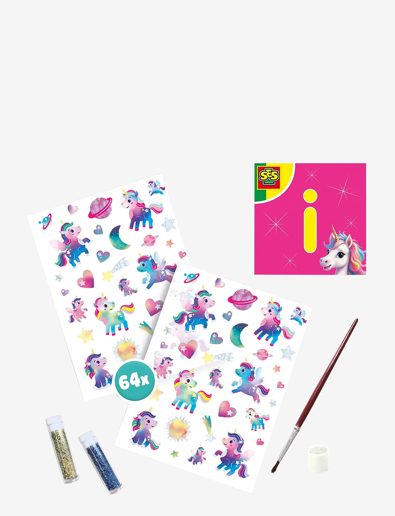 SES Creative - Tattoos and Glitter - Unicorn - tatuoinnit - multi - 2