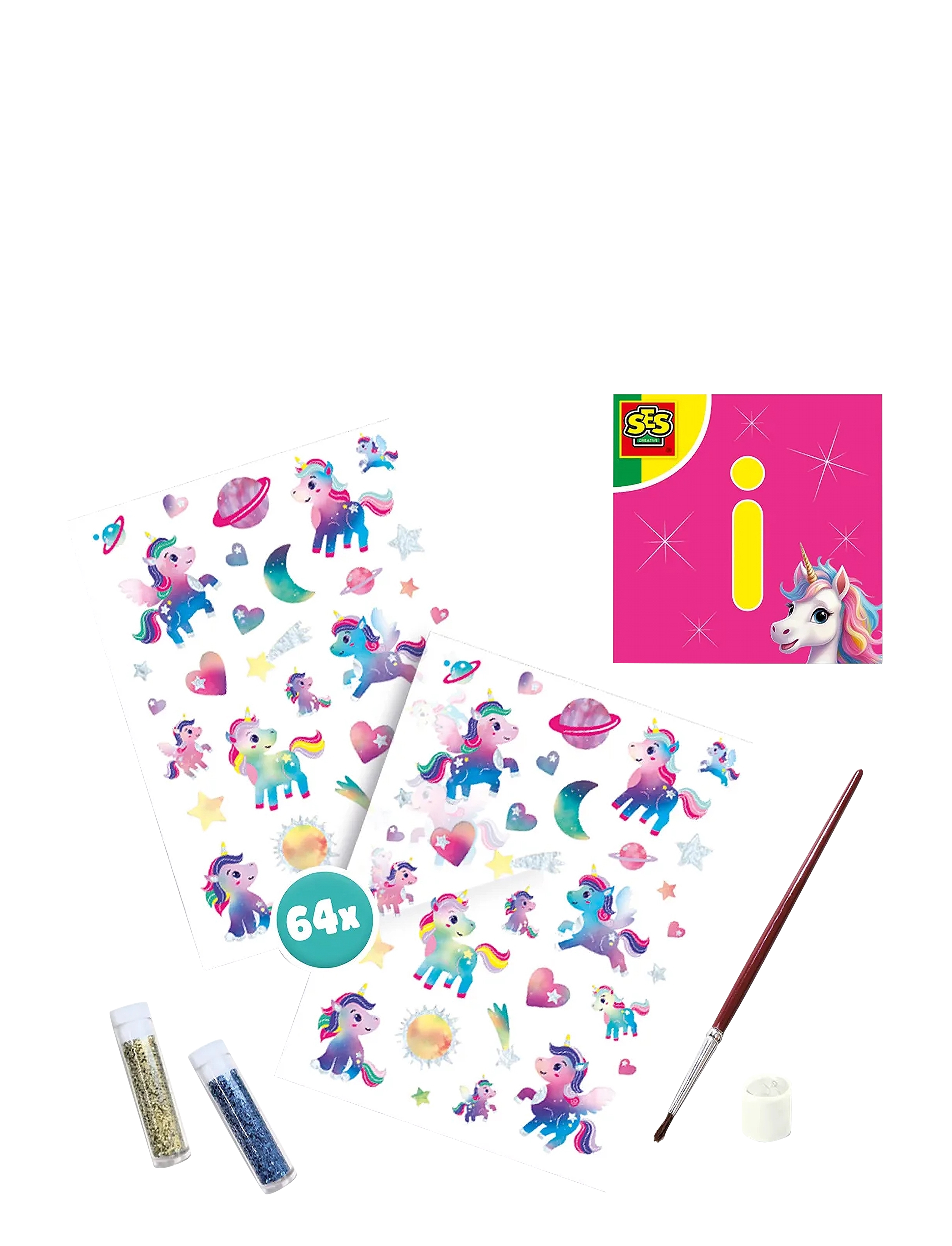 SES Creative - Tattoos and Glitter - Unicorn - tattoos - multi - 2