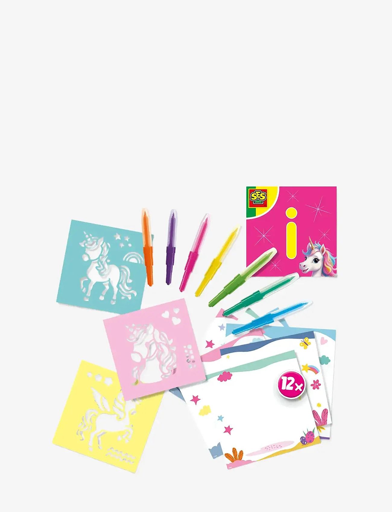 SES Creative - Blow Pens - Airbrush Unicorn - bastelset - multi - 2