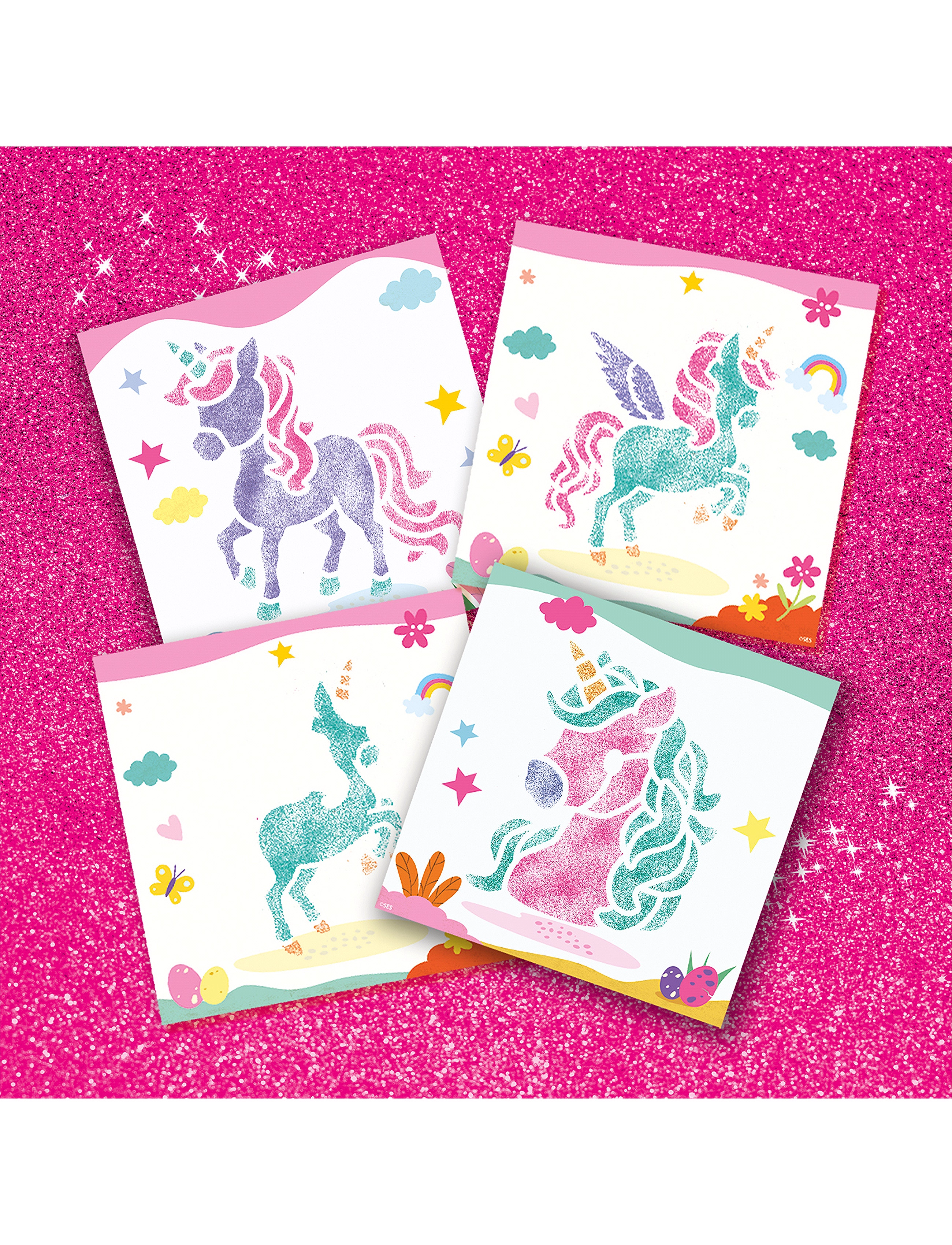SES Creative - Blow Pens - Airbrush Unicorn - käsitöökomplekt - multi - 3