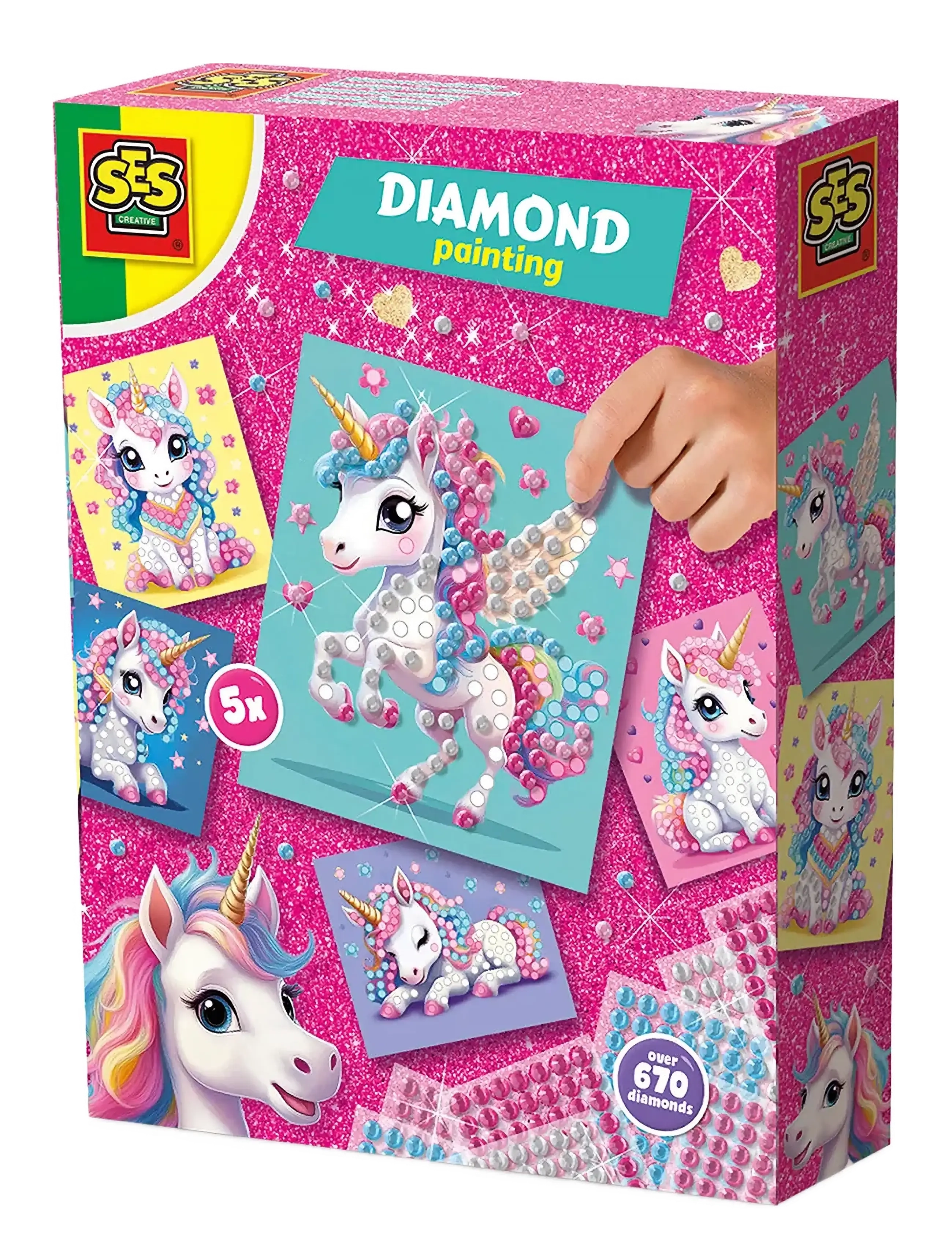 SES Creative Diamond Painting - Unicorn - 4 for 3 - MULTI / multi