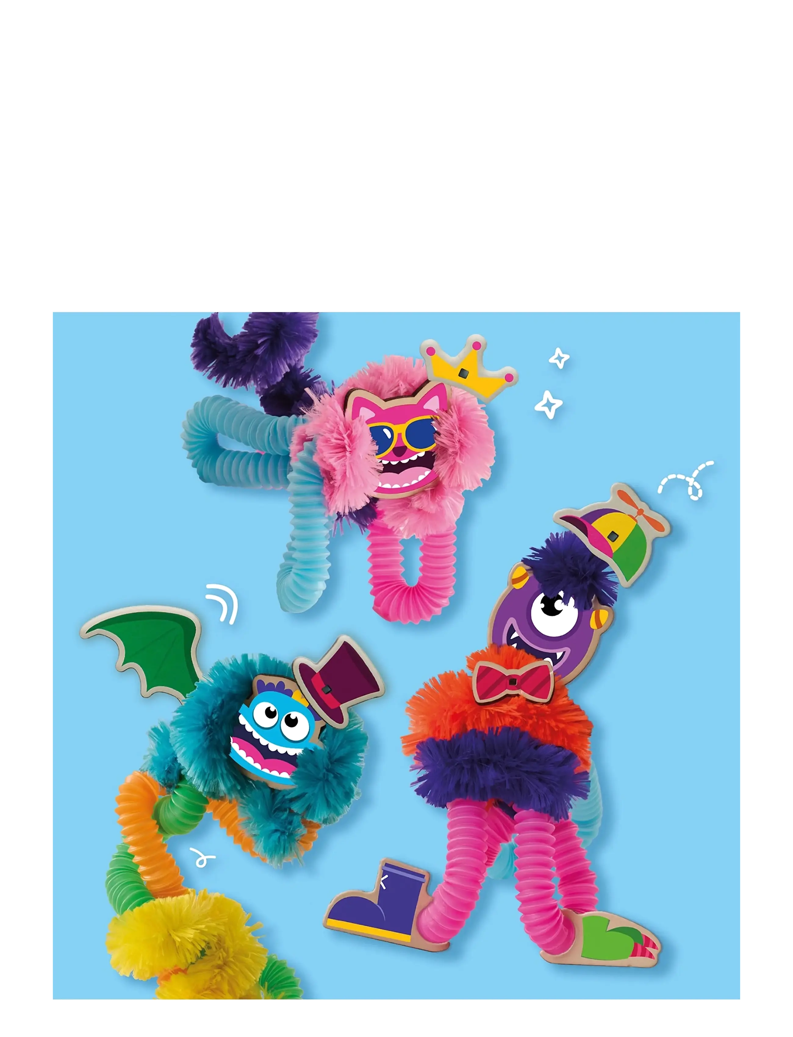 SES Creative - Fuzzy Tubes - bastelset - multi - 2