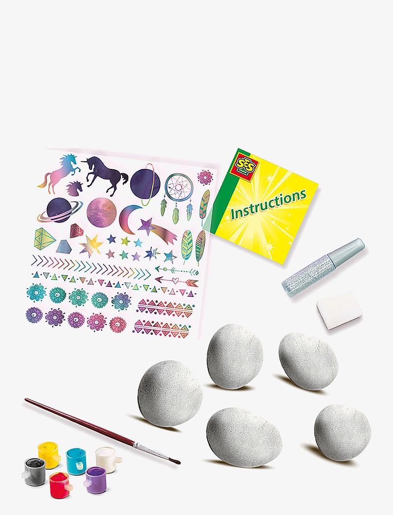SES Creative - Painting Stones - Galaxy - käsitöökomplekt - multi - 1