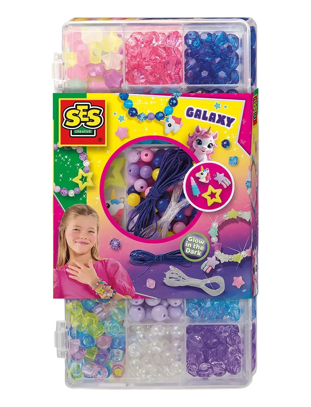 SES Creative Jewellery - Galaxy Beads Set - Käsitöökomplekt - MULTI / multi