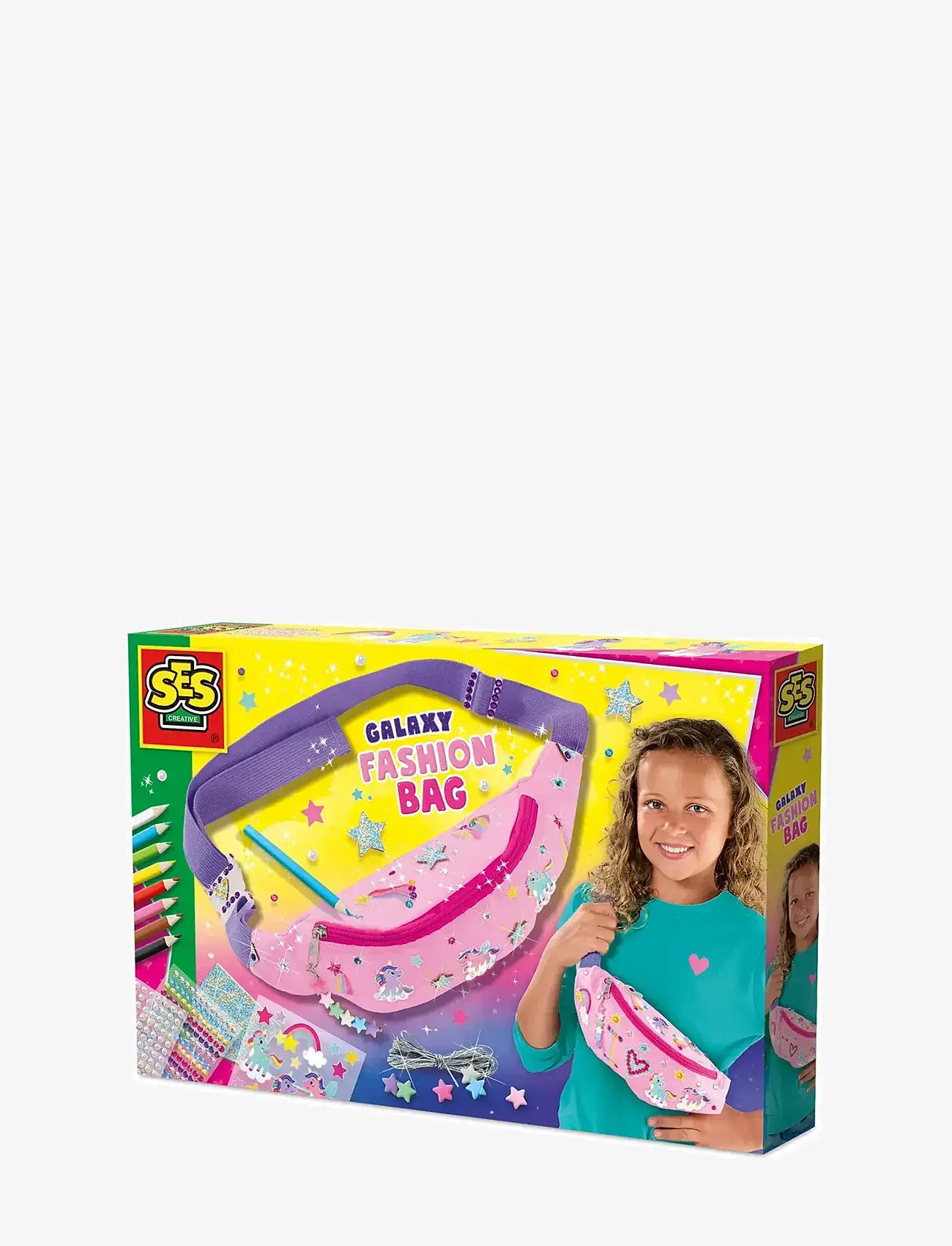 SES Creative - Fashion Bag Tags - Galaxy - kreasæt - pink - 1